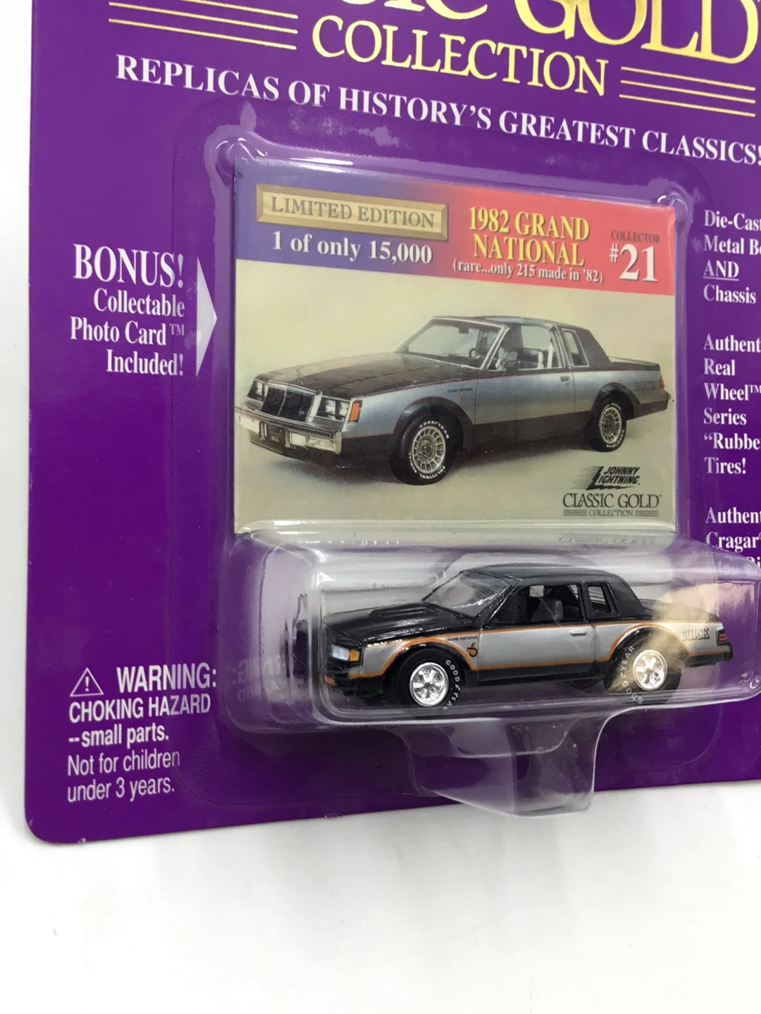 JOHNNY LIGHTNING CLASSIC GOLD 1982  Buick Grand National #21 QQ4 - Image 3