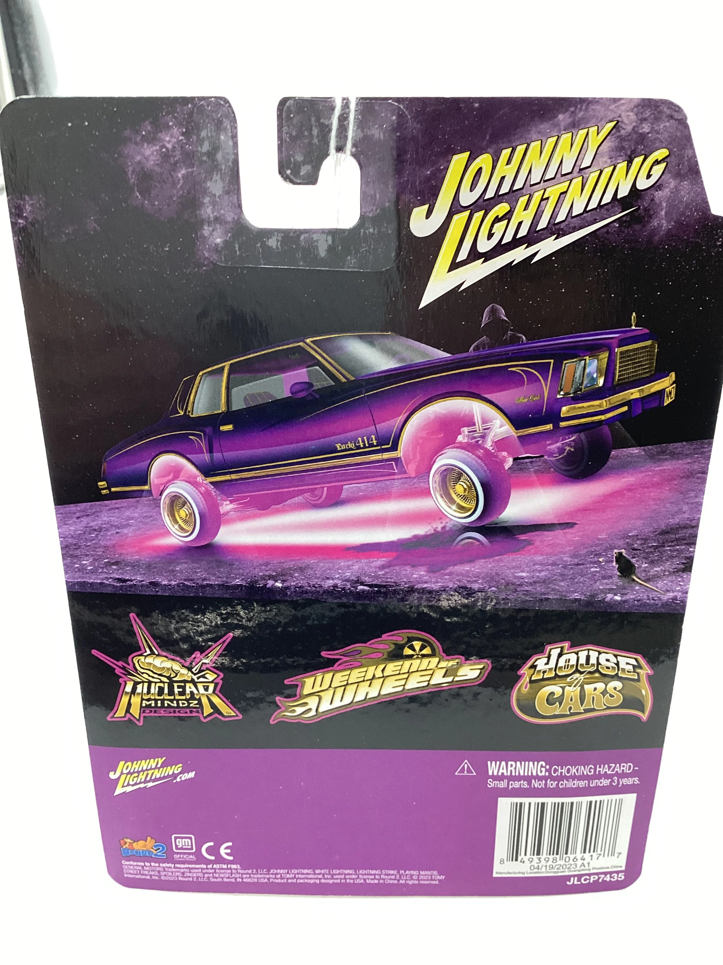 Johnny lightning x HOC Weekend of wheels Exclusive 78 Chevy Monte Carlo Lowrider Purple 231A - Image 7