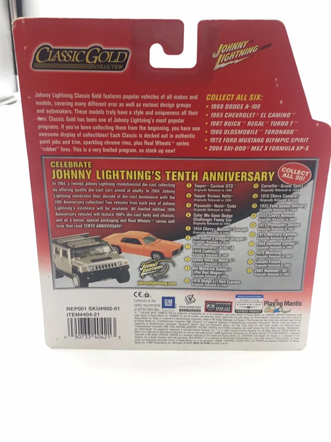 Johnny lightning Classic Gold 2004 Ski-Doo MXZ Formula XP-S OO3 - Image 6