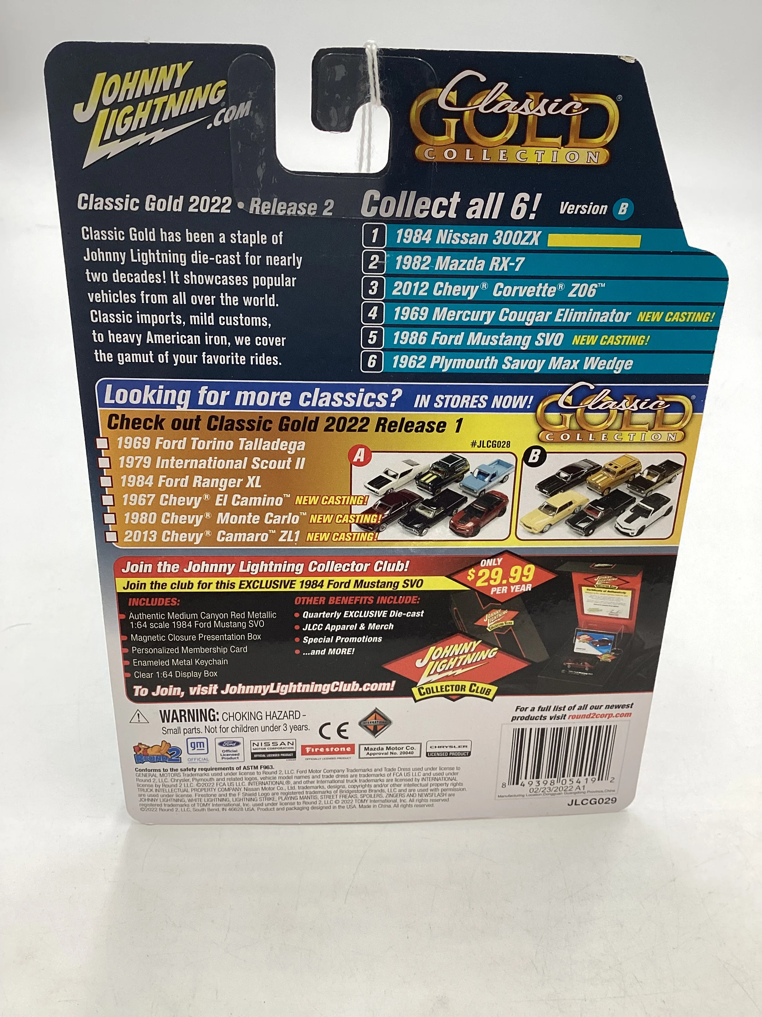 Johnny Lightning Classic Gold Collection 2012 Chevy Corvette Z06 Red 218G - Image 7