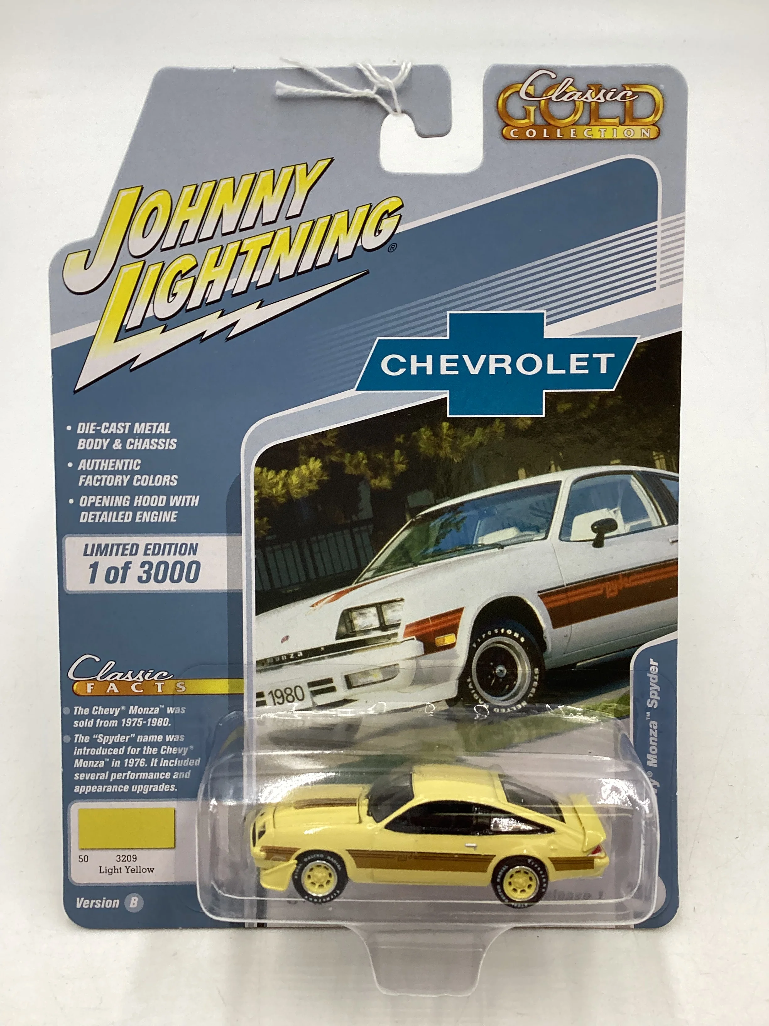 Johnny Lightning Classic Gold Collection Chevrolet 1980 Chevy Monza Spyder 228C - Image 2