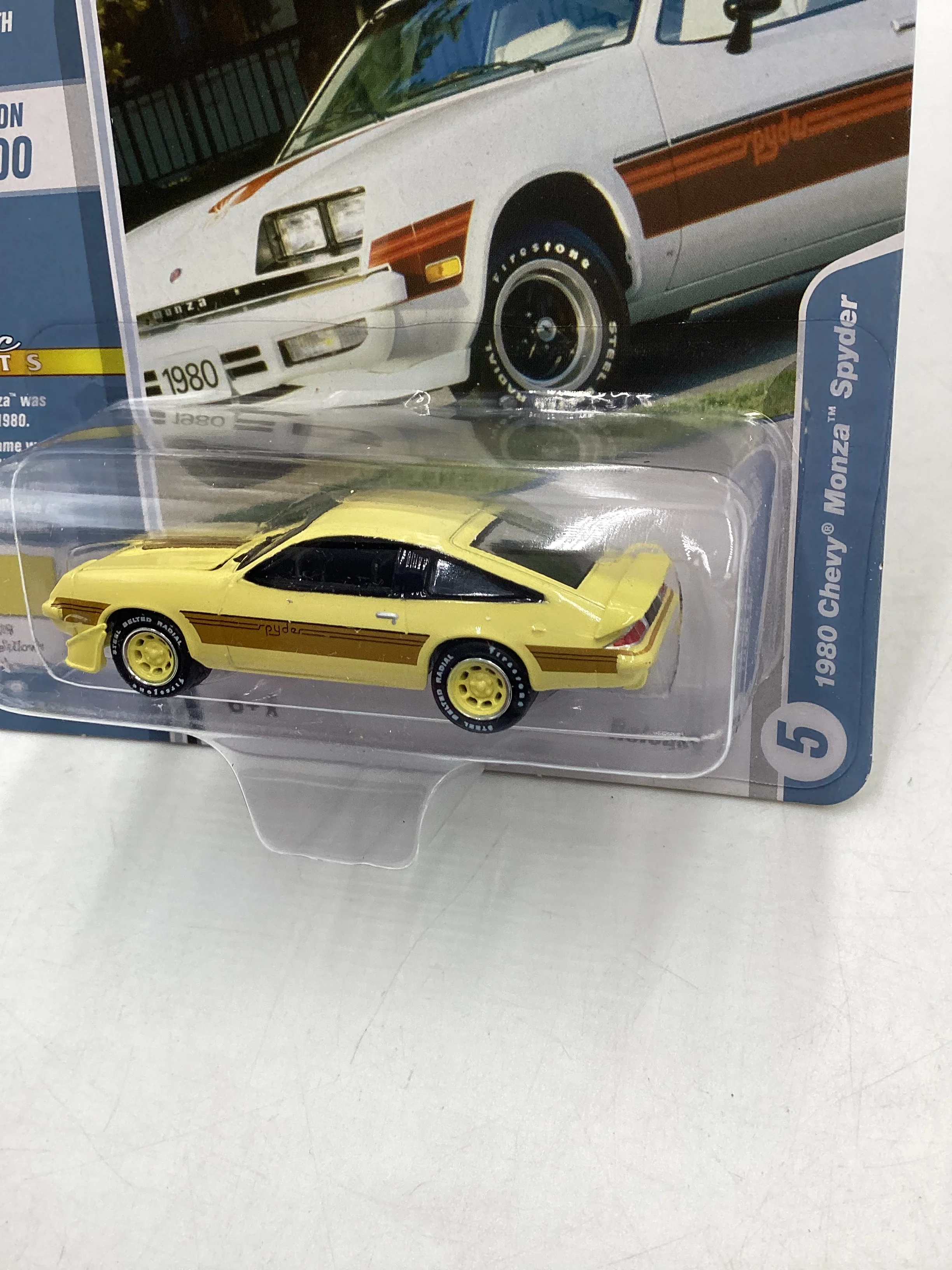 Johnny Lightning Classic Gold Collection Chevrolet 1980 Chevy Monza Spyder 228C - Image 4