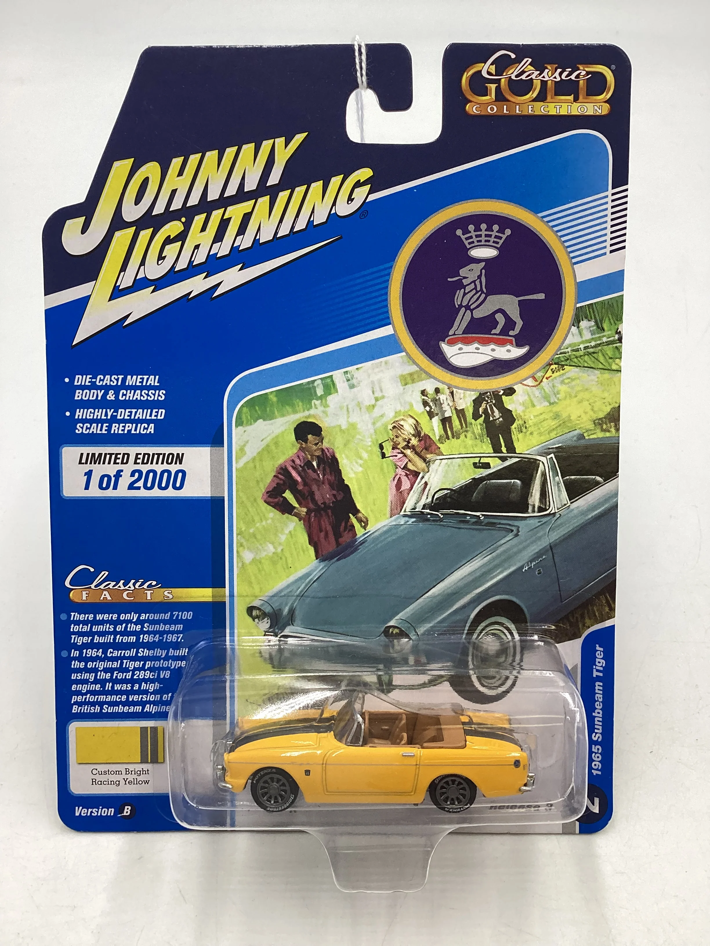 Johnny Lightning Classic Gold Collection Sunbeam 1965 Sunbeam Tiger 228D - Image 2