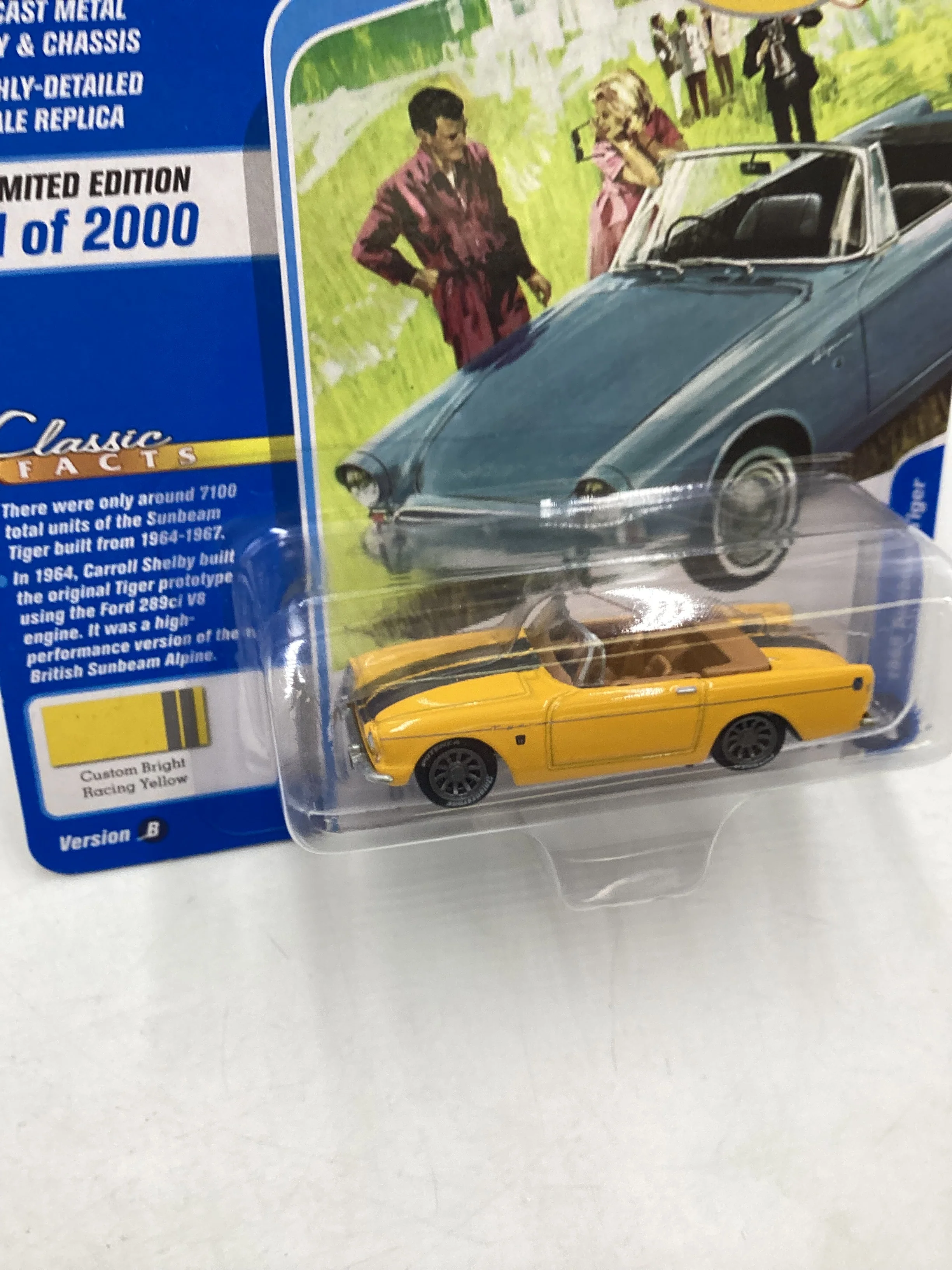 Johnny Lightning Classic Gold Collection Sunbeam 1965 Sunbeam Tiger 228D - Image 5