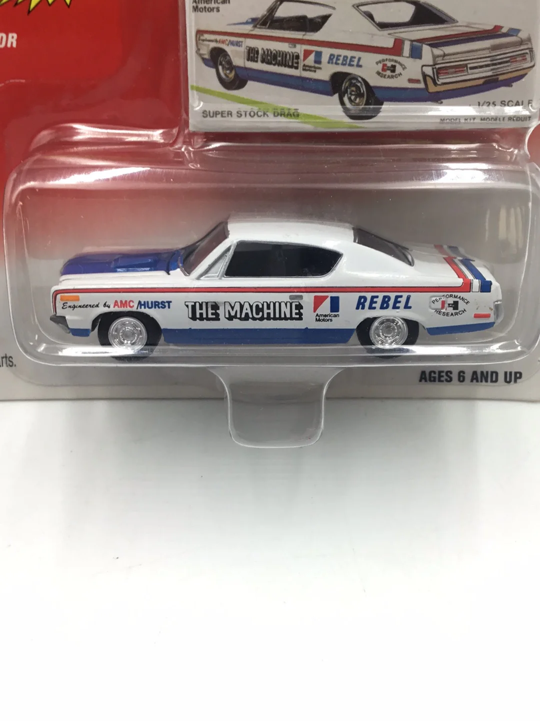 Johnny lightning Classic Plastic 1970 AMC Rebel The Machine 1970 hot rebel TT2 - Image 2