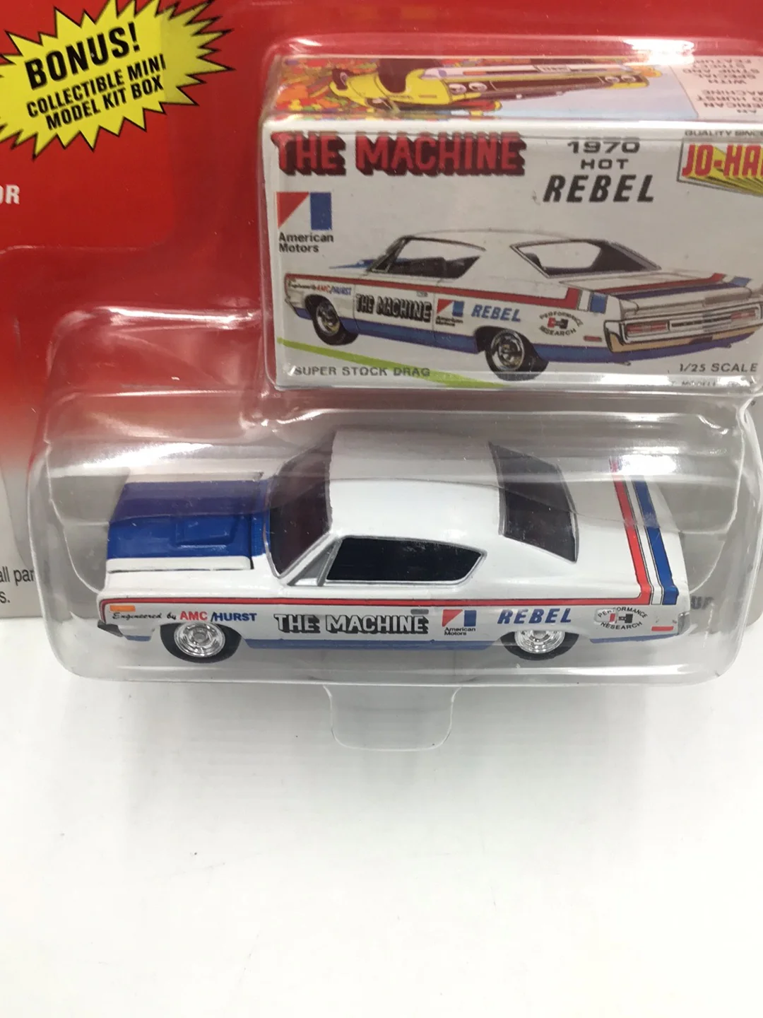 Johnny lightning Classic Plastic 1970 AMC Rebel The Machine 1970 hot rebel TT2 - Image 5