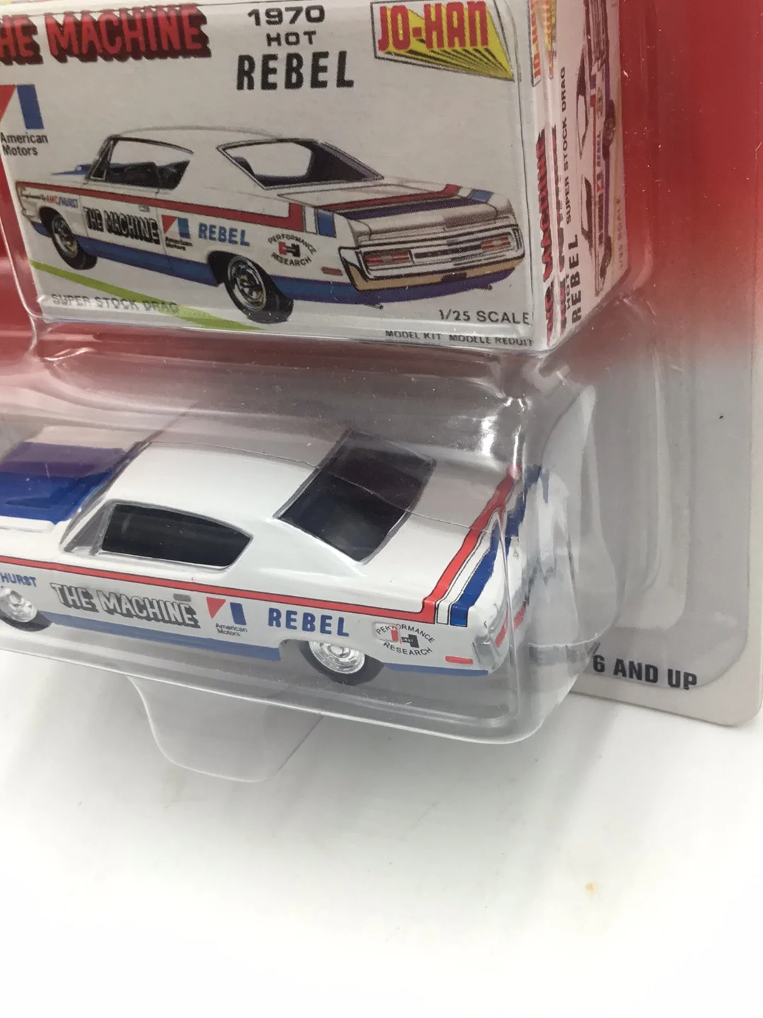 Johnny lightning Classic Plastic 1970 AMC Rebel The Machine 1970 hot rebel TT2 - Image 4