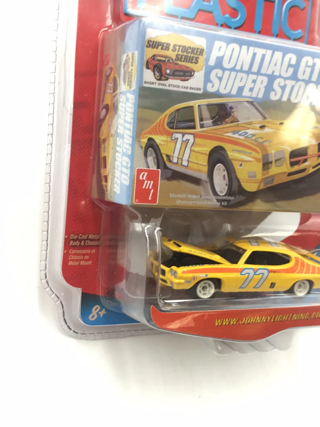 Johnny lightning Classic Plastic 71 Pontiac GTO Super Stocker NN1 - Image 3