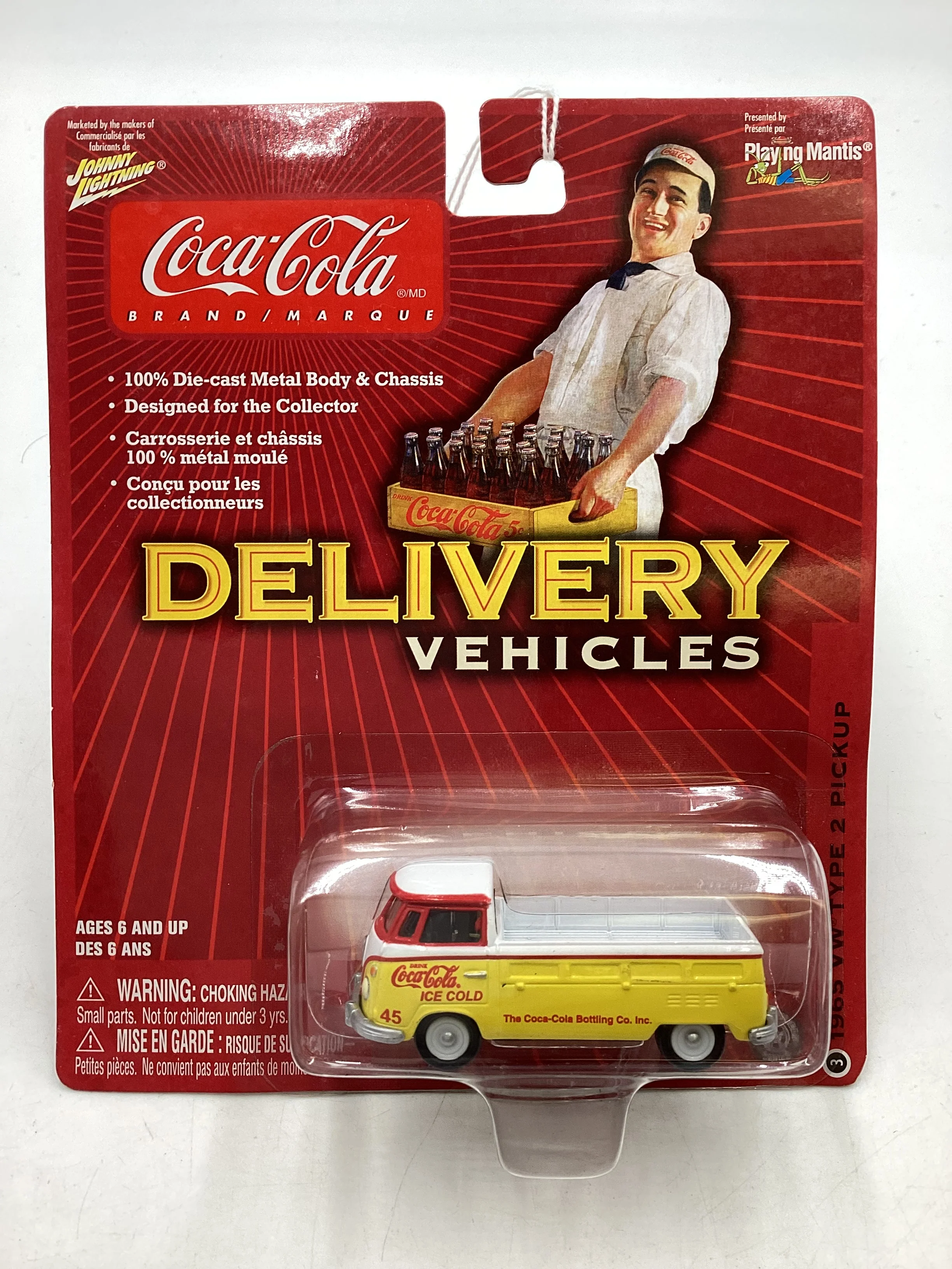 Johnny Lightning Coca Cola Delivery Vehicles 1965 VW Type 2 Pickup 232C - Image 2