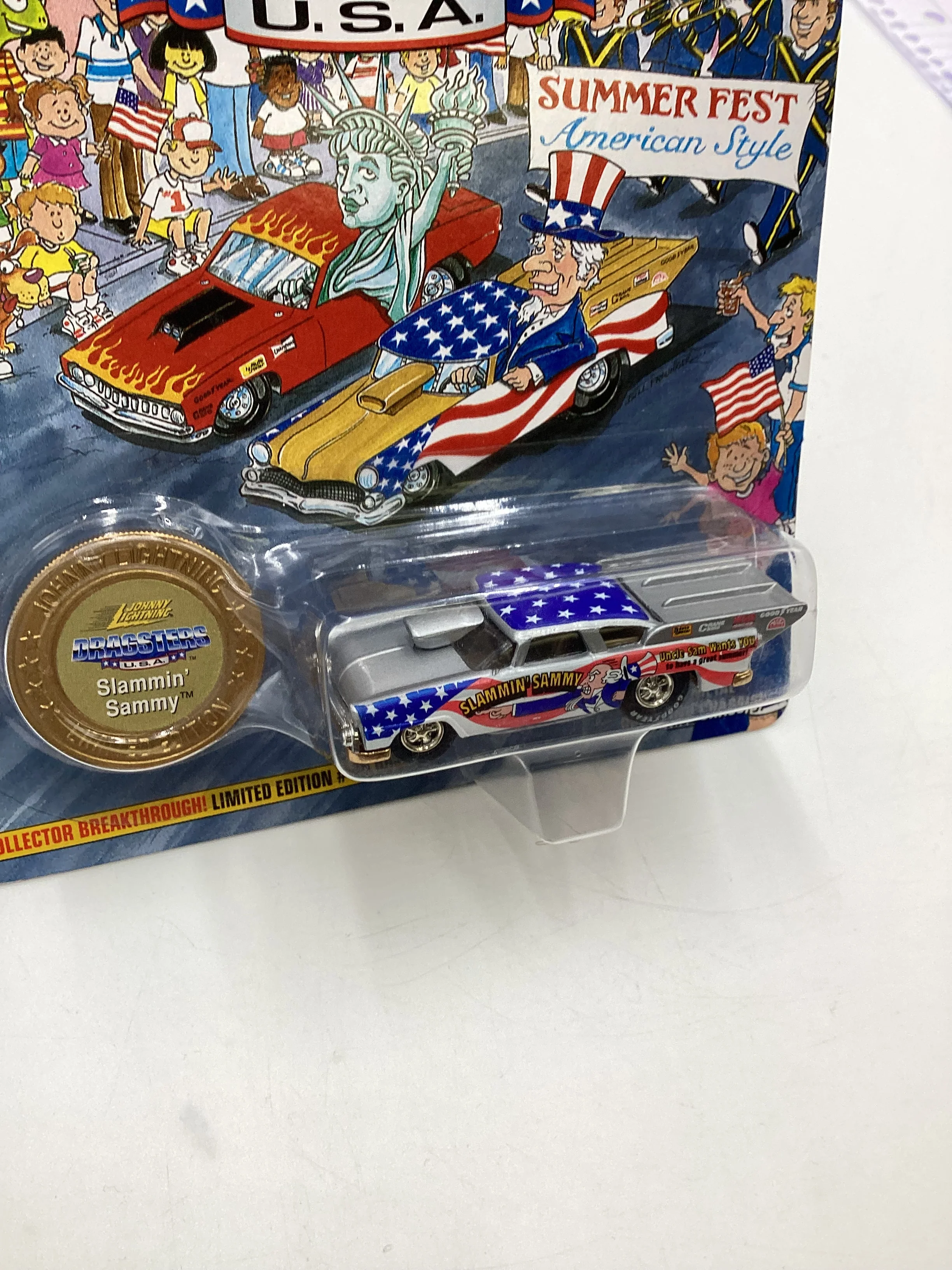 Johnny Lightning Dragsters U.S.A #9218/15000 Slammin Sammy Silver 186C - Image 5