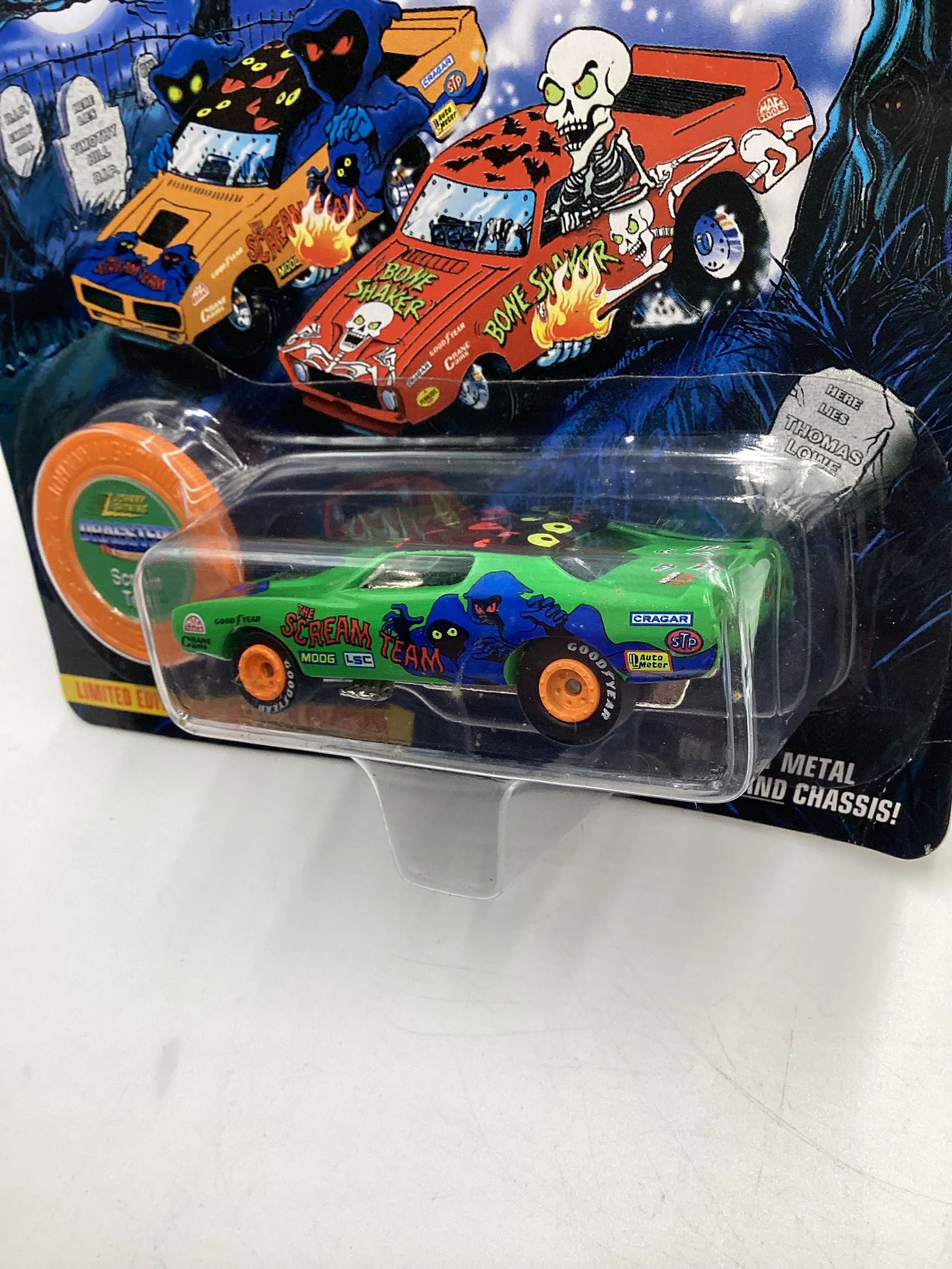 Johnny Lightning Dragsters Halloween 97 Scream Team Green #6927/15000 186C - Image 4