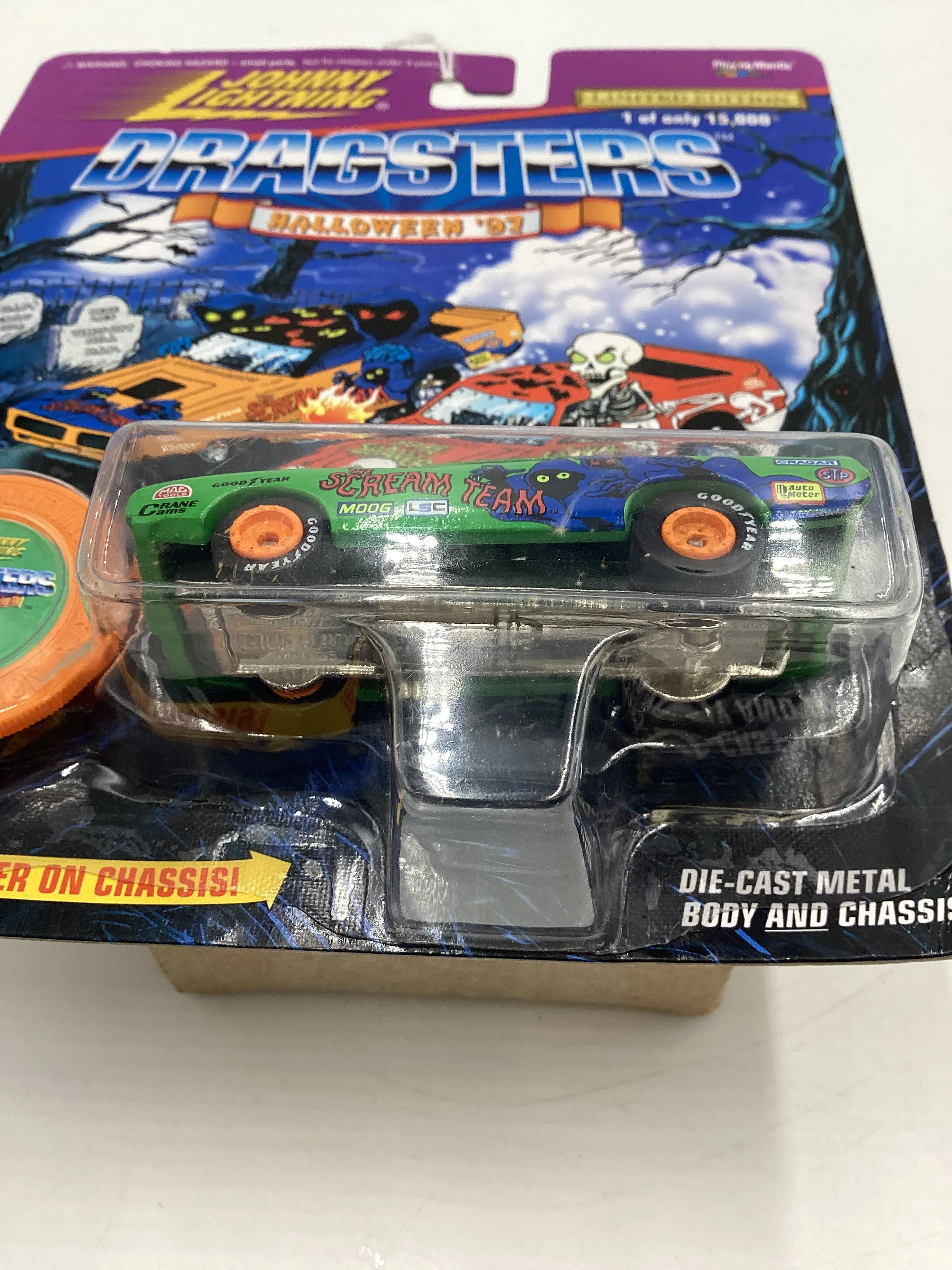 Johnny Lightning Dragsters Halloween 97 Scream Team Green #6927/15000 186C - Image 7