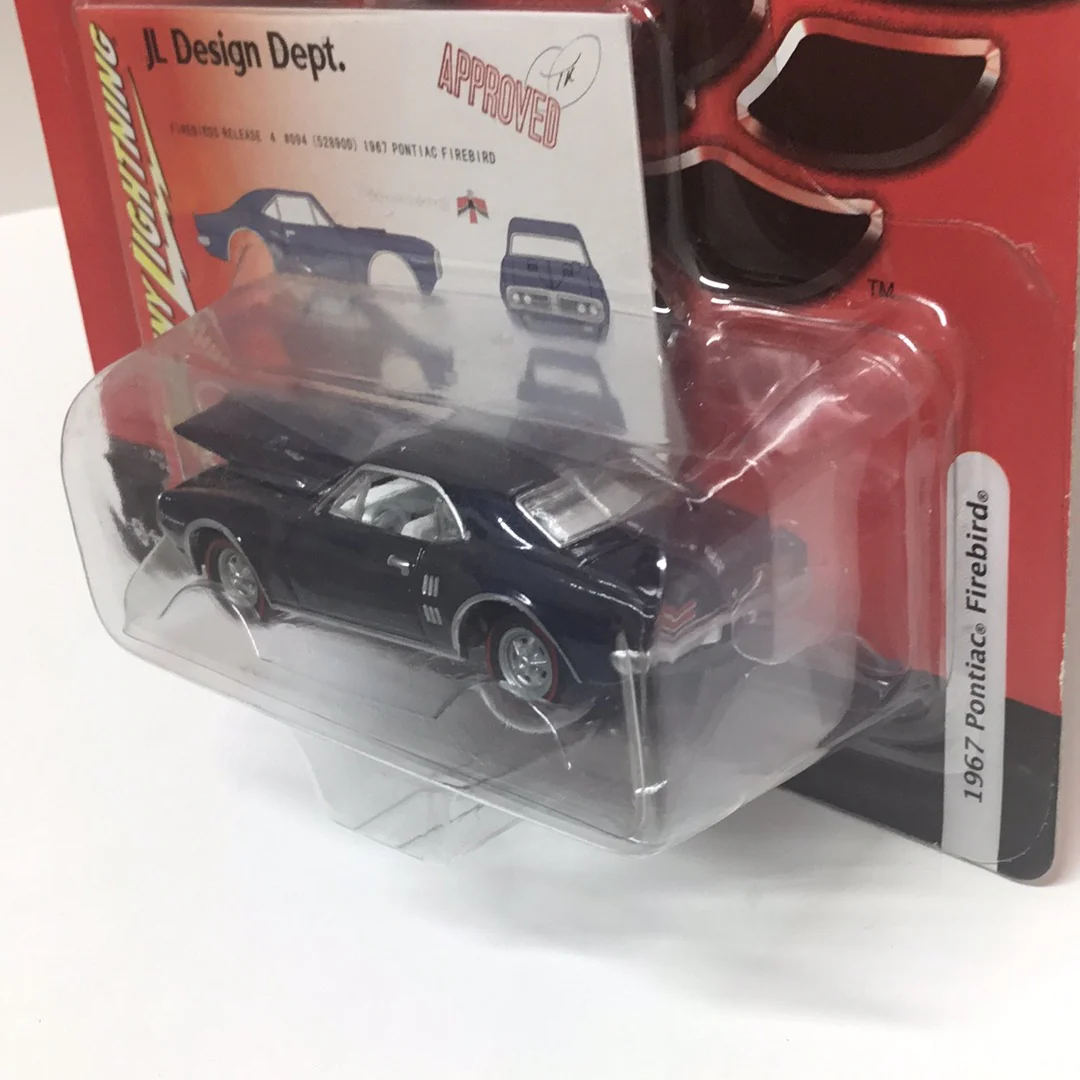 Johnny lightning Firebird 1967 Pontiac Firebird  rubber tires 210E - Image 4