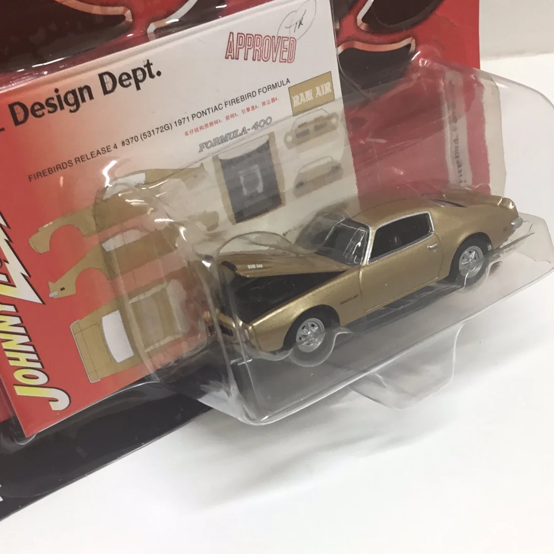 Johnny lightning Firebird 1971 Pontiac Firebird Formula rubber tires PP5 - Image 3