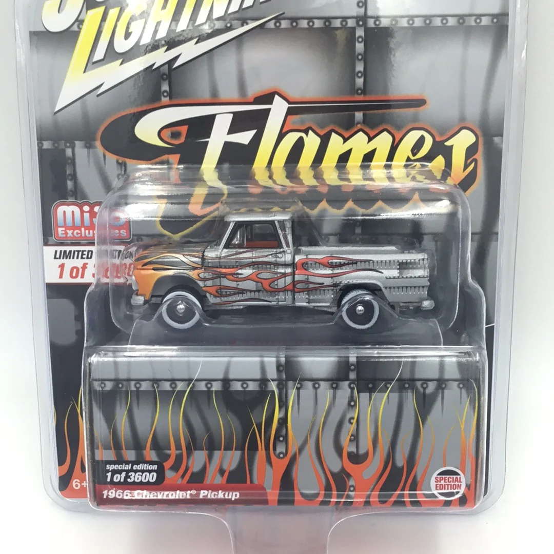 Johnny lightning Flames 1966 Chevrolet Pickup MiJo exclusive 218C - Image 2