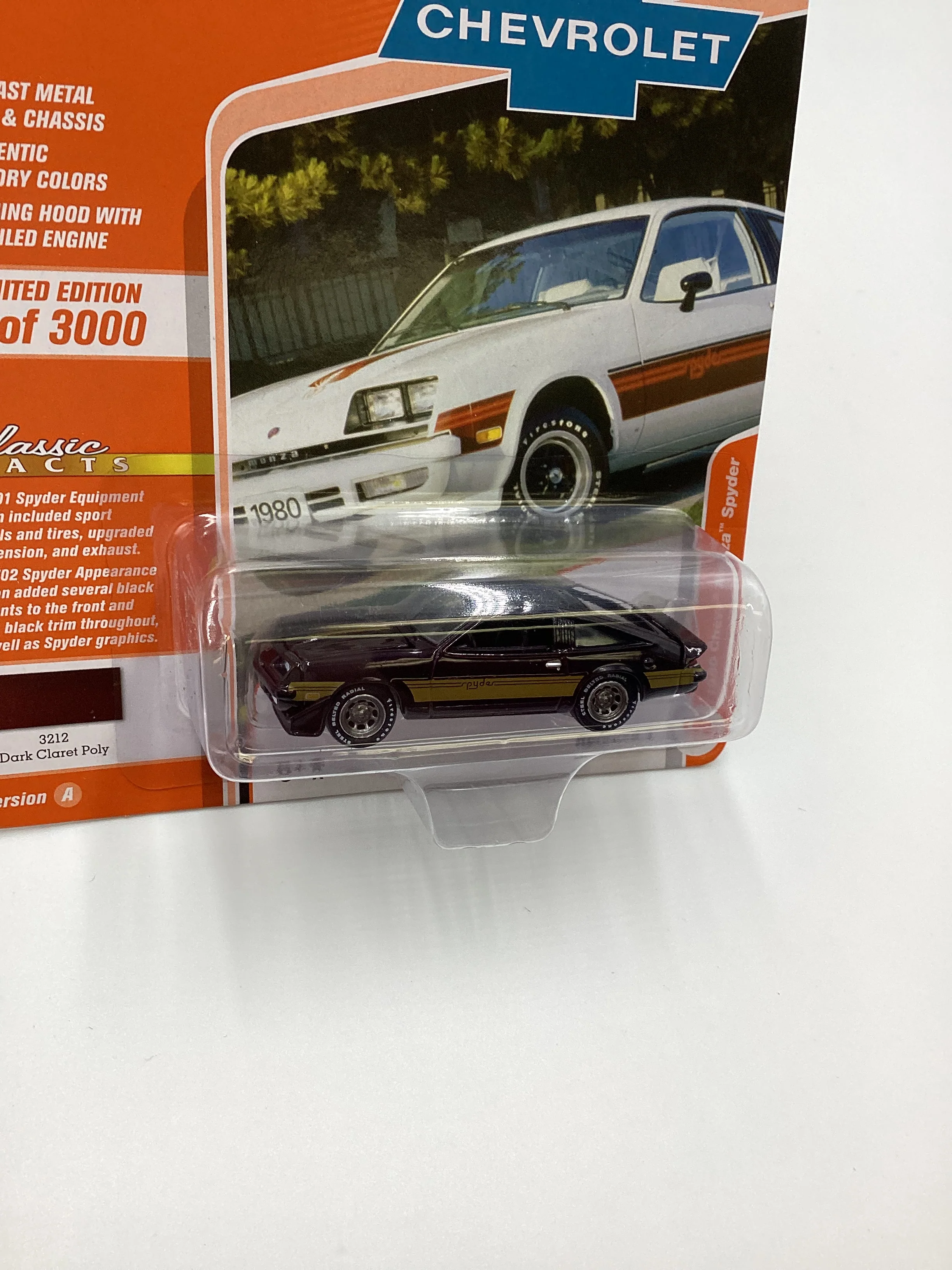 Johnny Lightning Gold Collection Release 1 Version A 1980 Chevy Monza Spyder Dark Brown 219D - Image 5