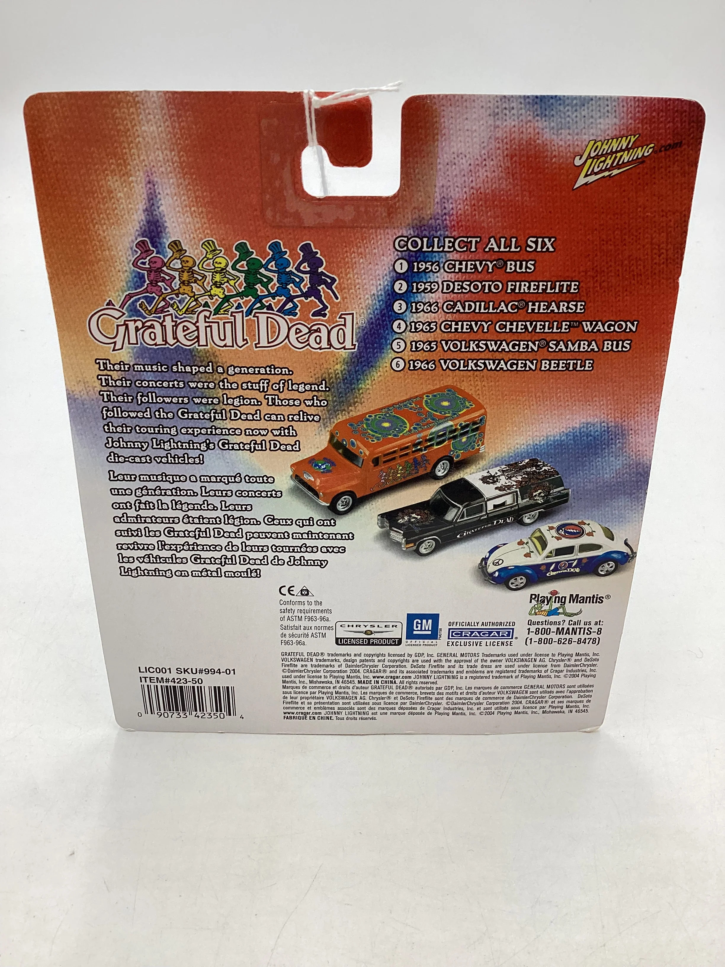 Johnny Lightning Grateful Dead 65 Volkswagen Samba Bus - Image 7