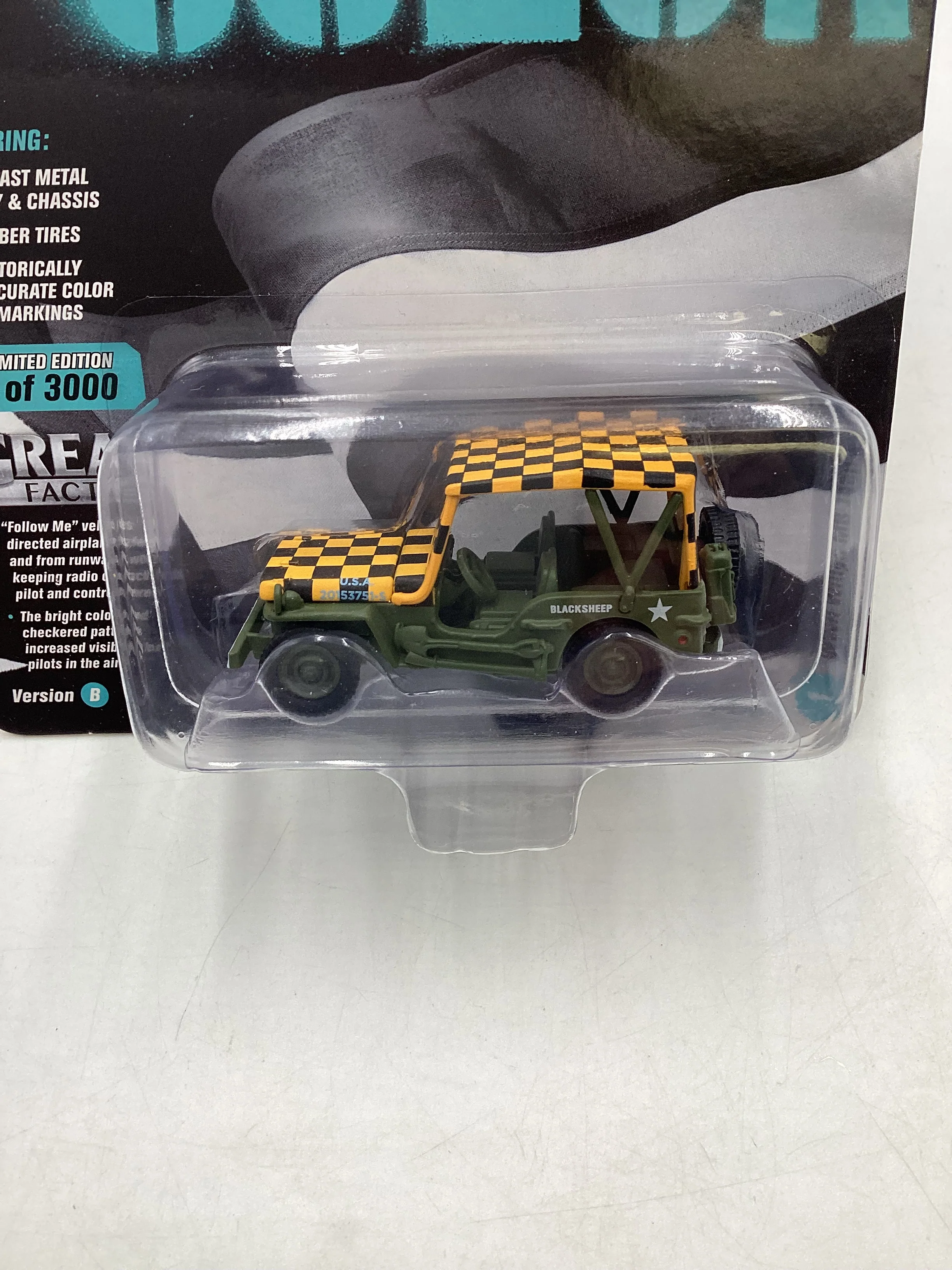 Johnny Lightning Greatest Generation in Color WWII Willys MB Jeep 227E - Image 3