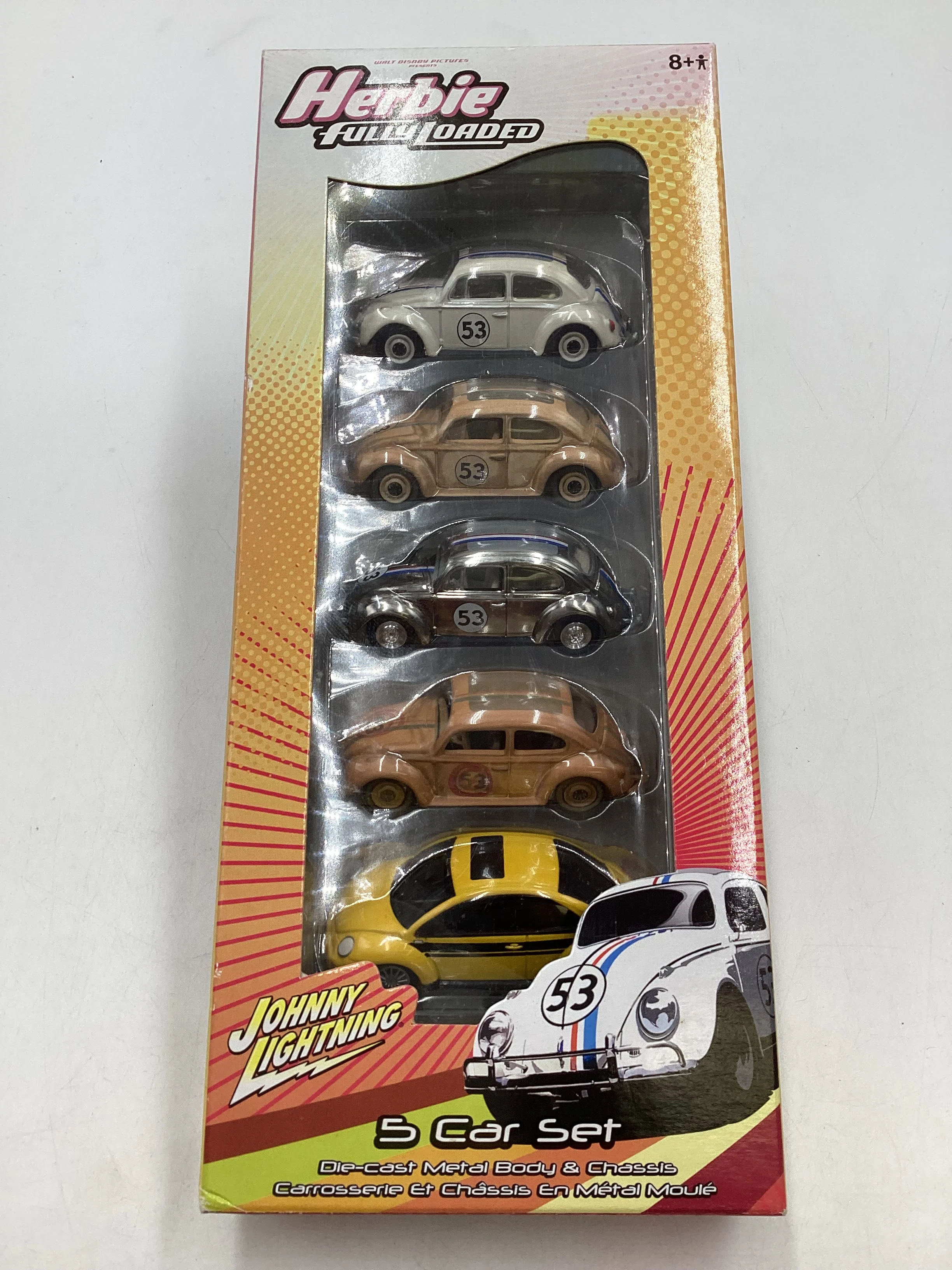 Johnny Lightning Herbie Fully Loaded 5 Car Set VHTF - Image 2