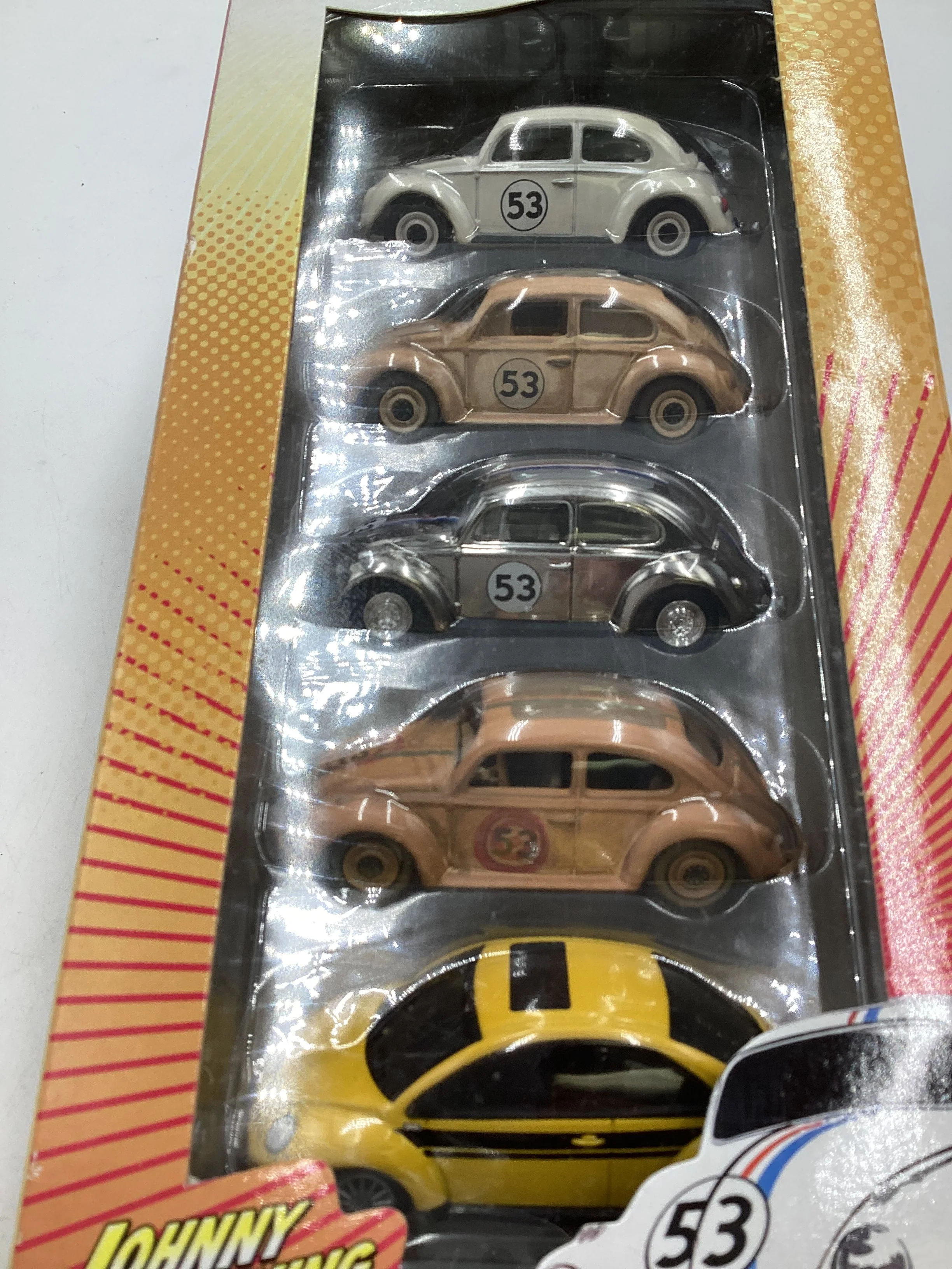 Johnny Lightning Herbie Fully Loaded 5 Car Set VHTF - Image 7