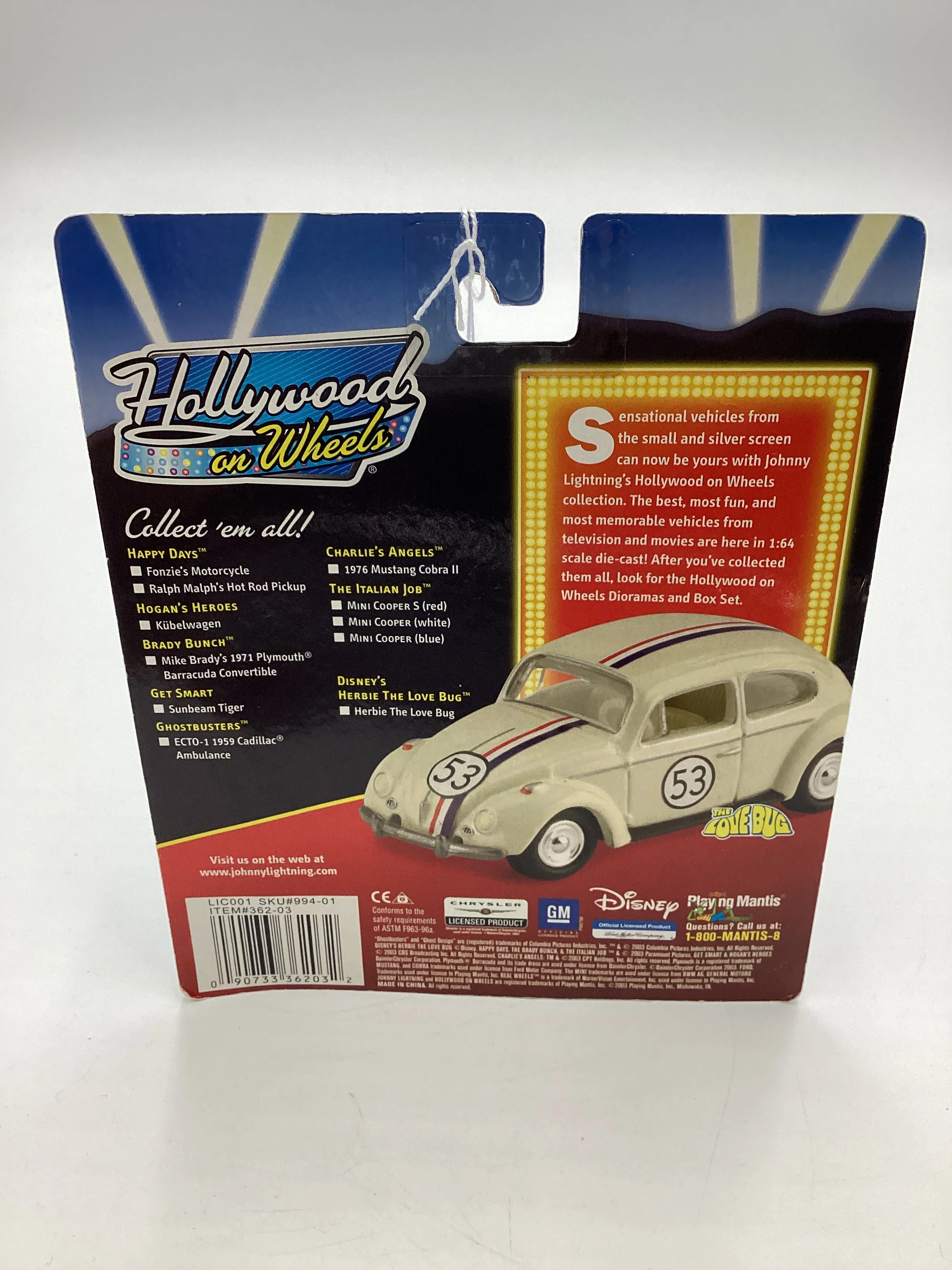 Johnny Lightning Hollywood On Wheels Happy Days Fonzies Motorcycle - Image 8