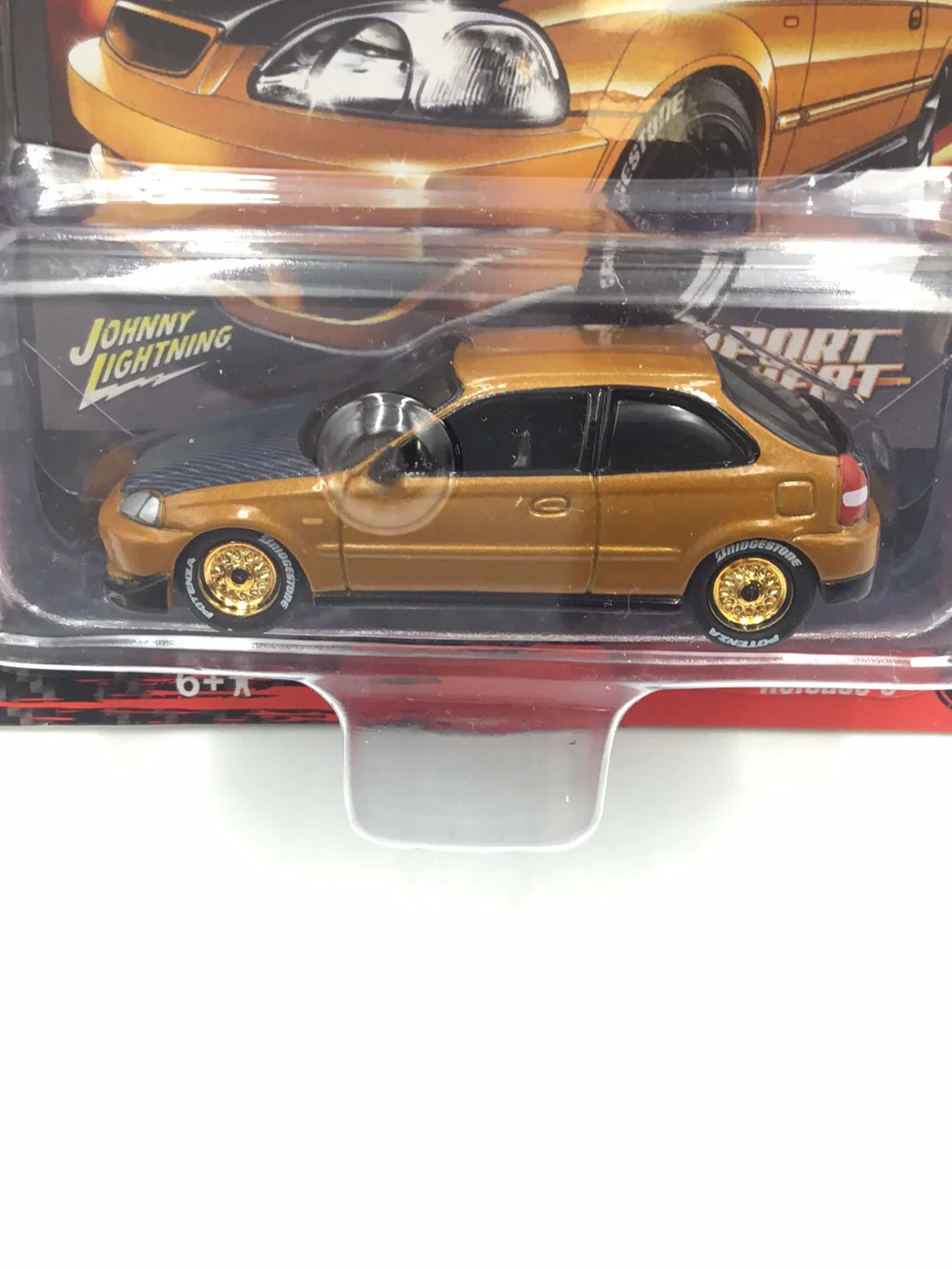 Johnny lightning Import heat 1996 Honda Civic Custom UU2 - Image 2