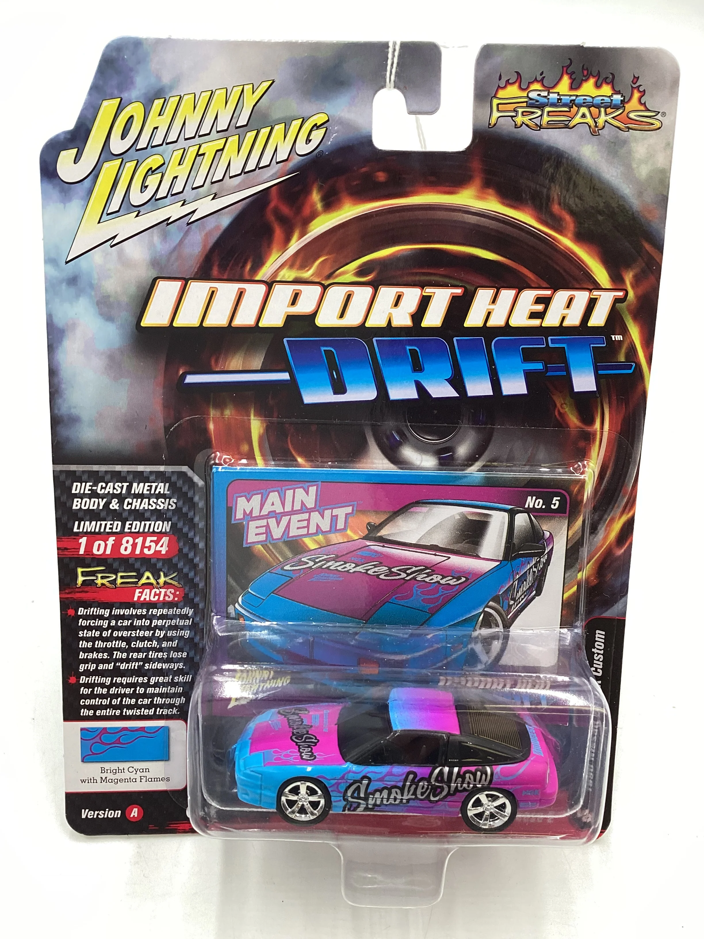 Johnny lightning Import Heat Drift 1990 Nissan 240sx Custom 221A - Image 2