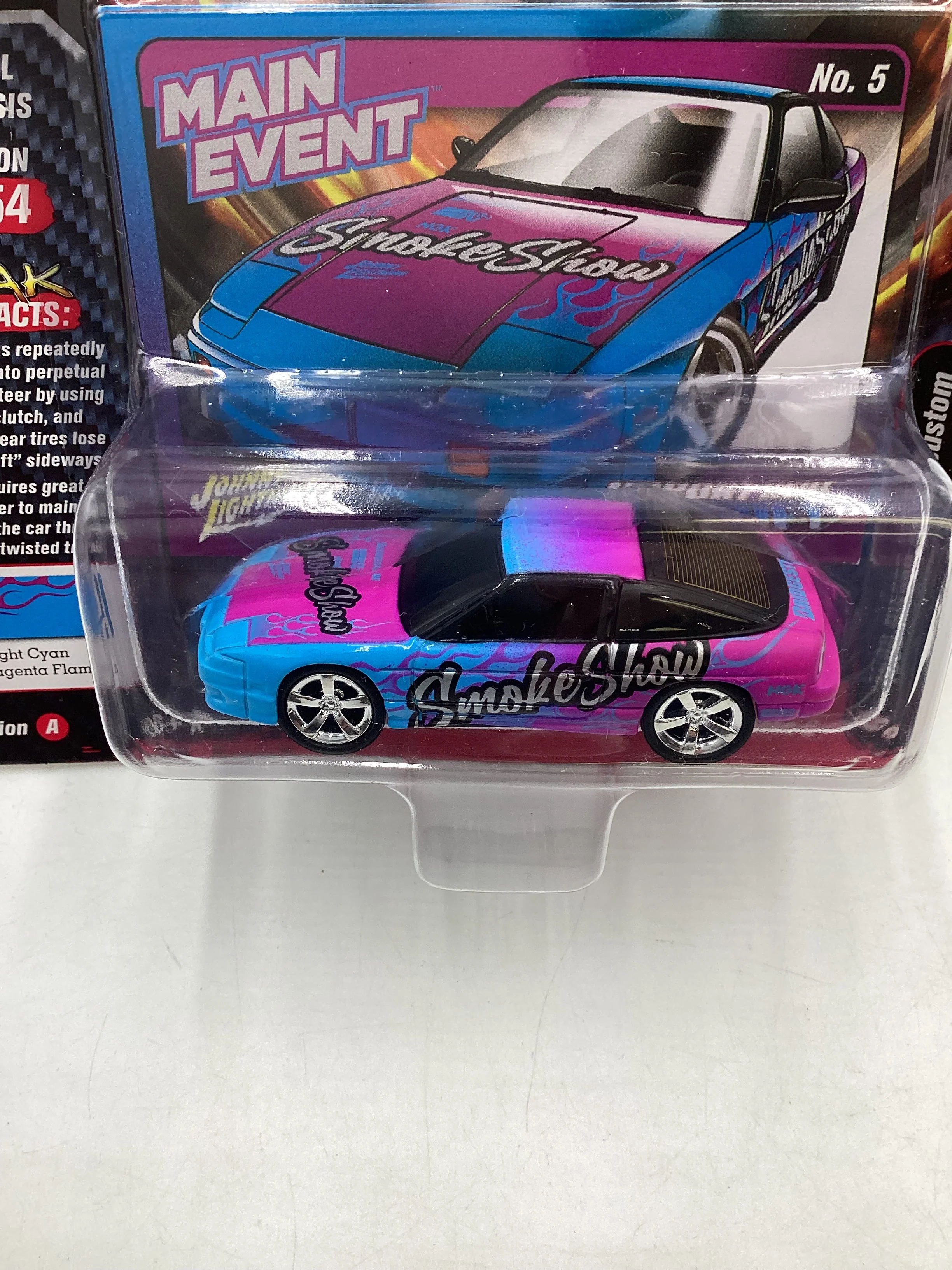 Johnny lightning Import Heat Drift 1990 Nissan 240sx Custom 221A - Image 3
