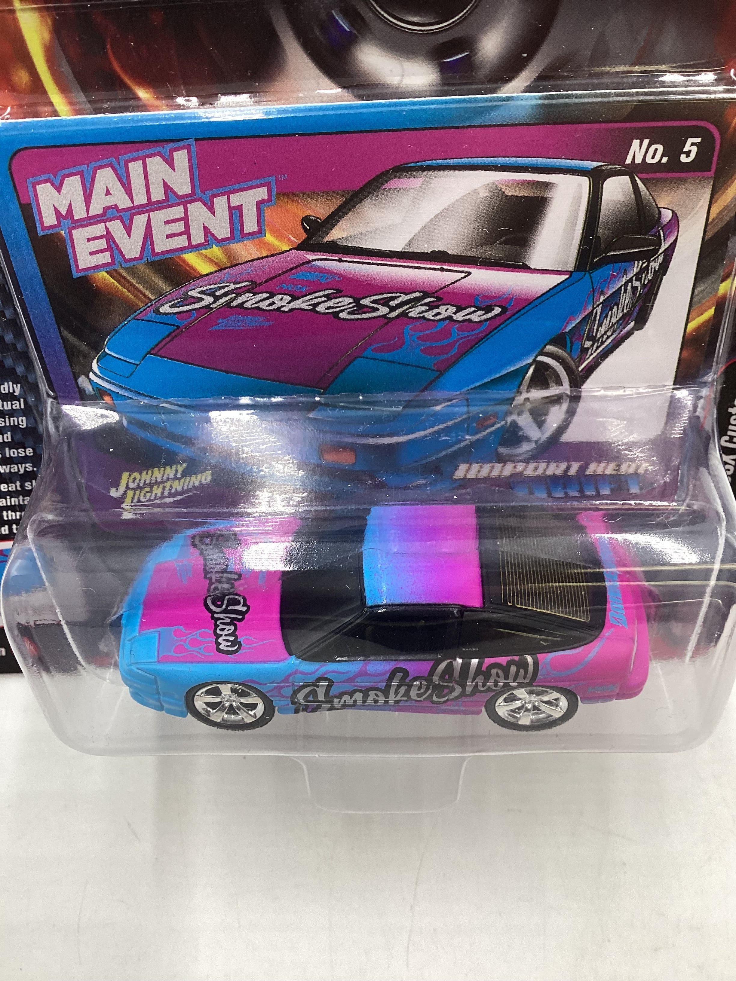 Johnny lightning Import Heat Drift 1990 Nissan 240sx Custom 221A - Image 6