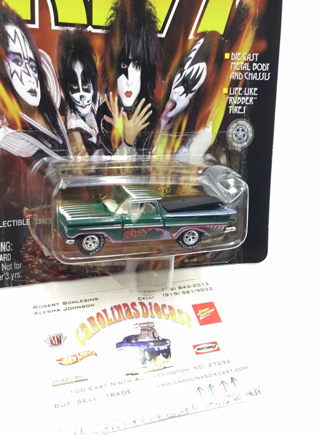 Johnny Lightning Kiss 1959 El Camino (Bad Card) - Image 5