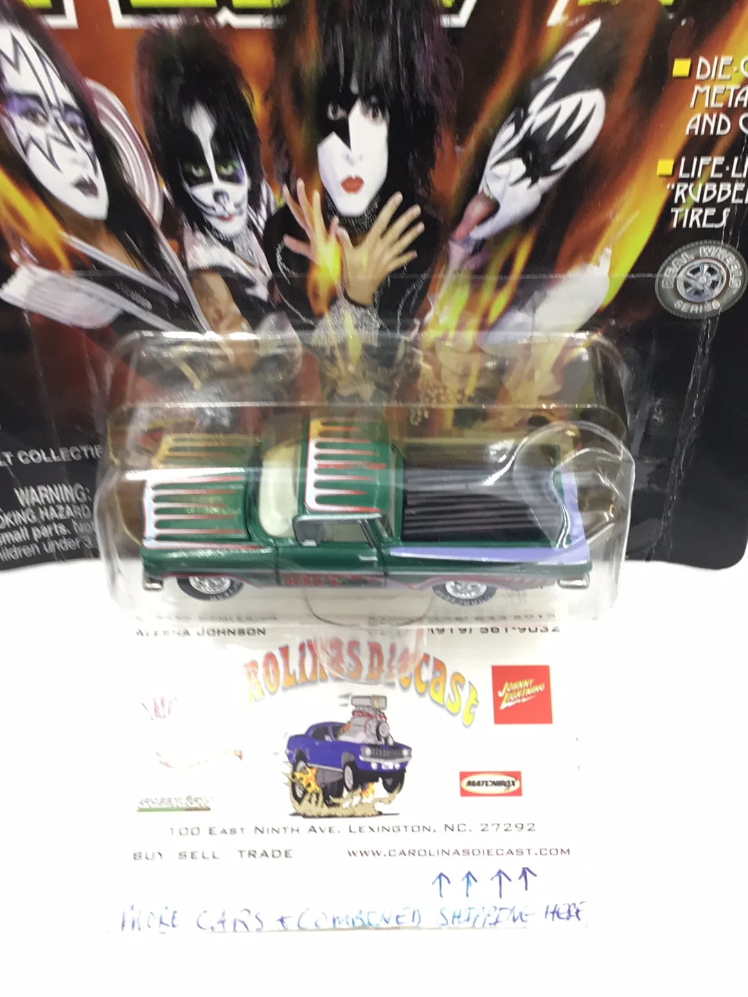 Johnny Lightning Kiss 1959 El Camino (Bad Card) - Image 7