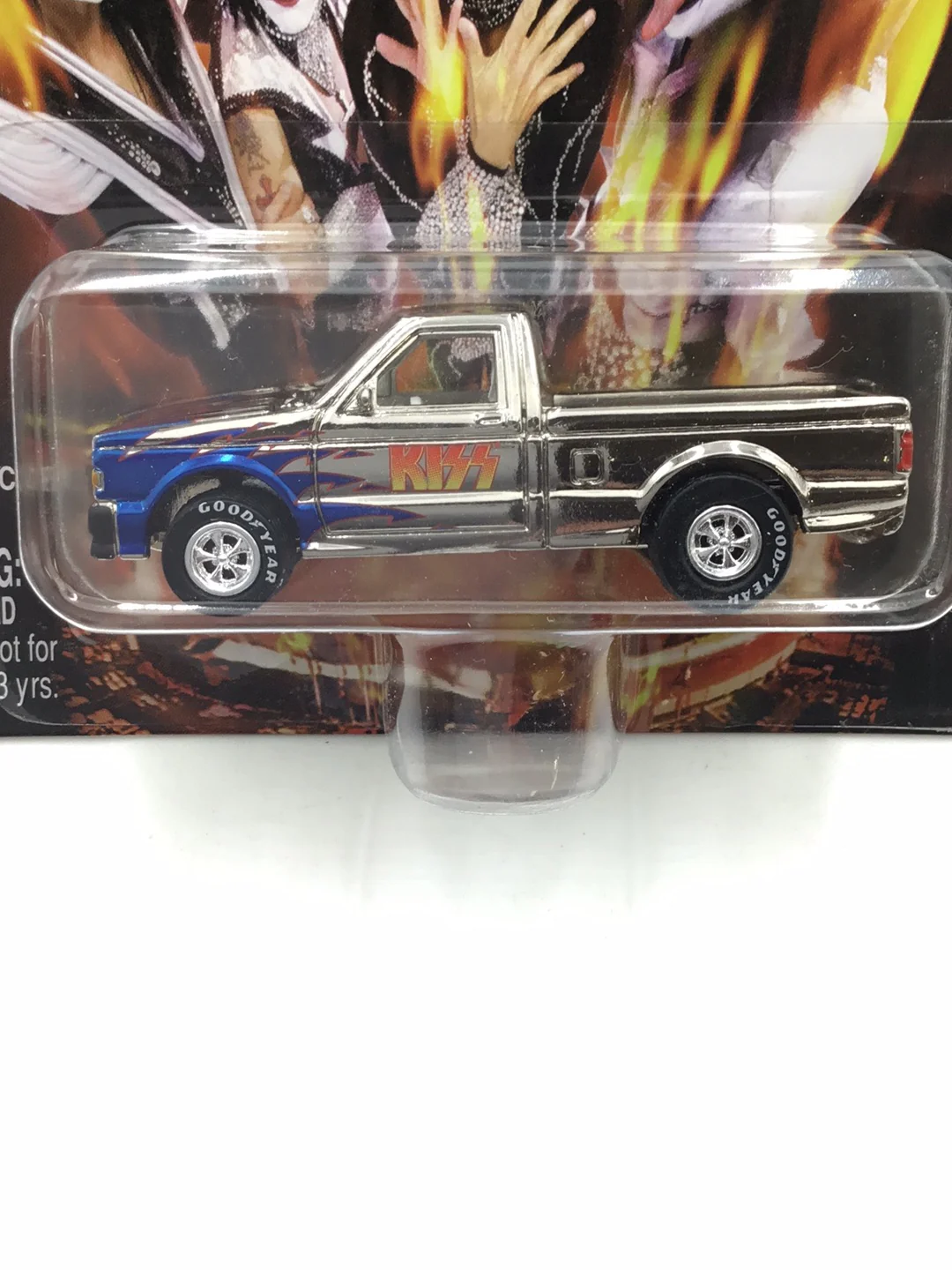 Johnny Lightning Kiss 1991 GMC Syclone (Bad Card) - Image 2