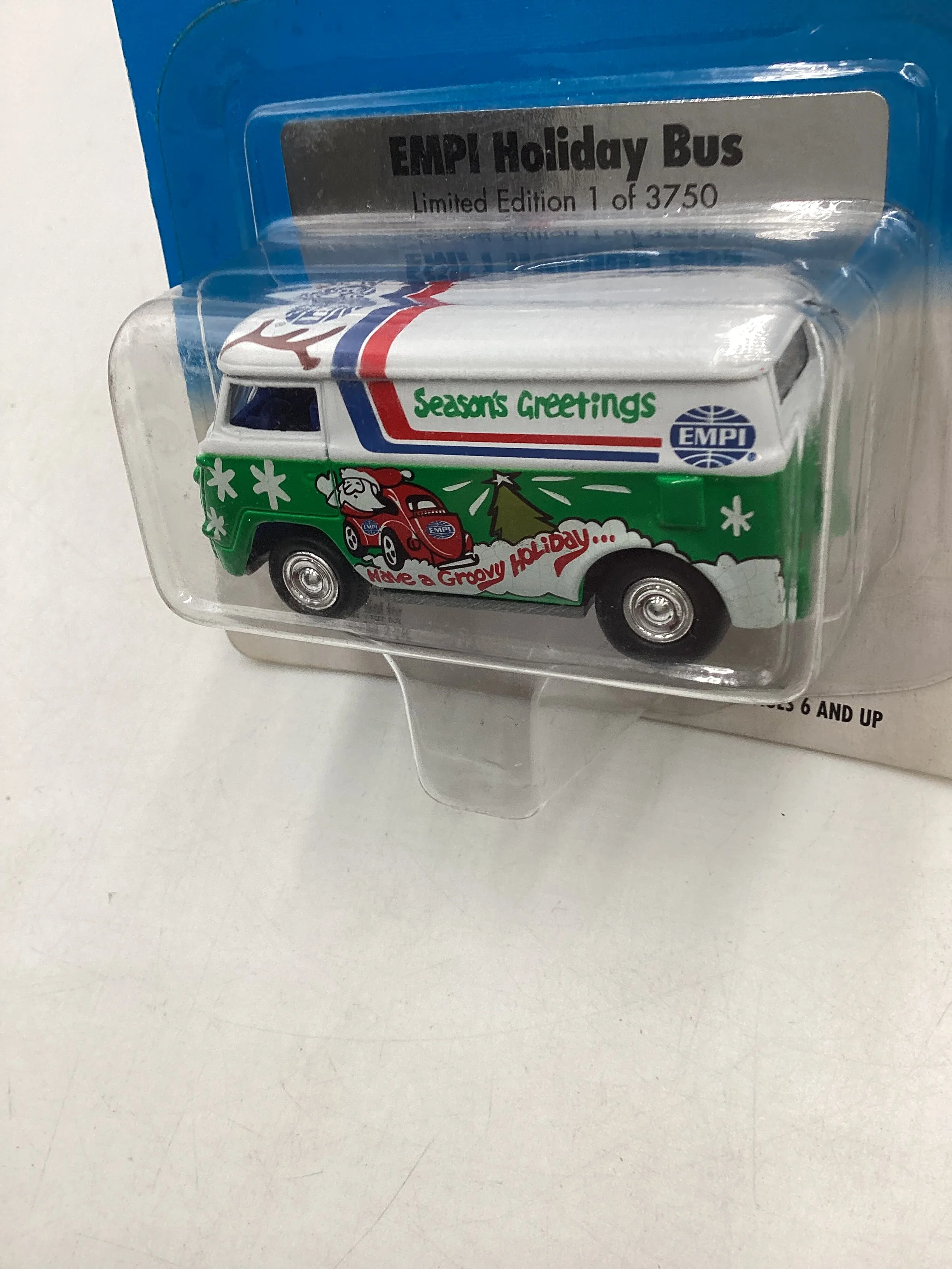 Johnny Lightning Liberty Promo Edition Empi Holiday Bus with protector 1/3750 - Image 3