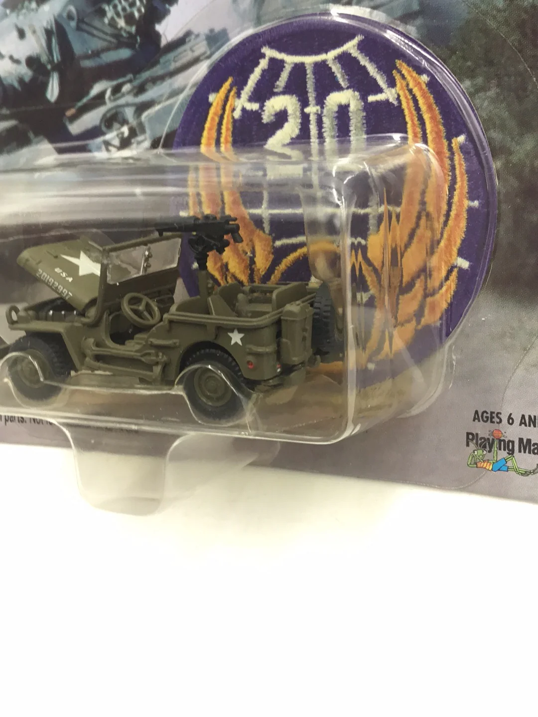 Johnny lightning Lightning Brigade WWII Willys MB Scout Jeep TT5 - Image 4