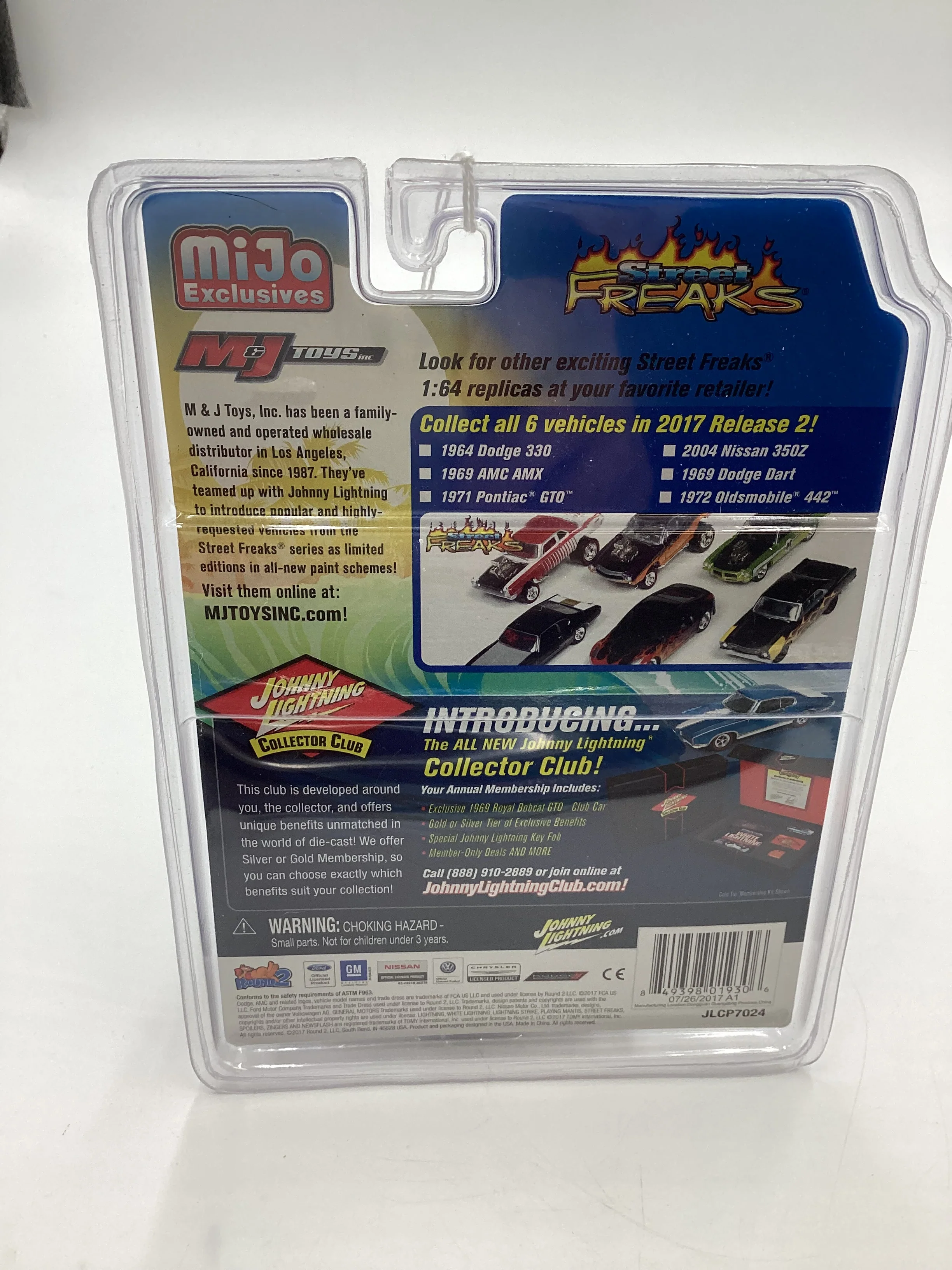 Johnny Lightning Mijo Exclusives Surf Rods 1/2400 1964 VW Karmann Ghia Pink - Image 7