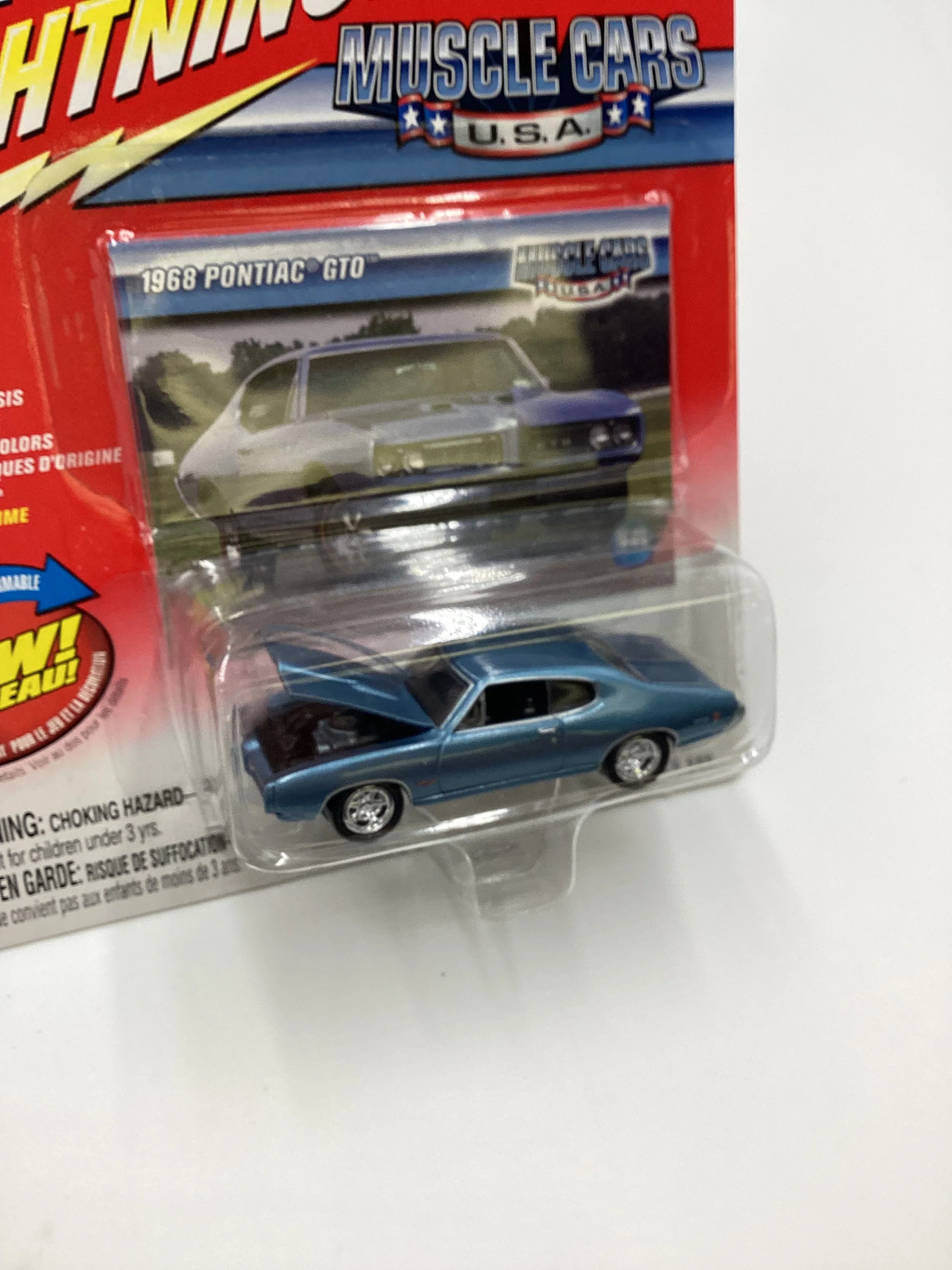 Johnny Lightning Muscle Cars USA 1968 Pontiac GTO 230G - Image 5