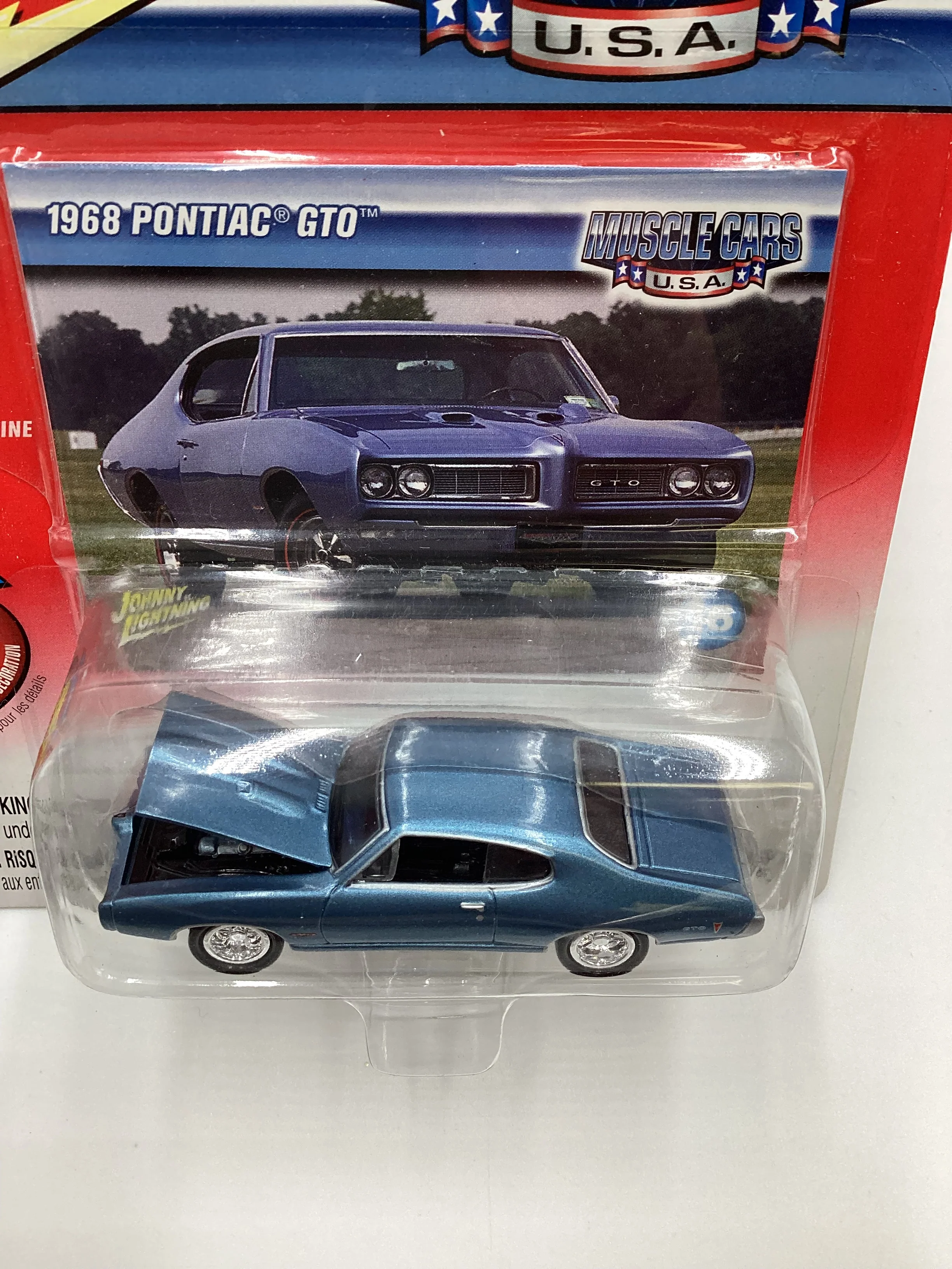 Johnny Lightning Muscle Cars USA 1968 Pontiac GTO 230G - Image 6