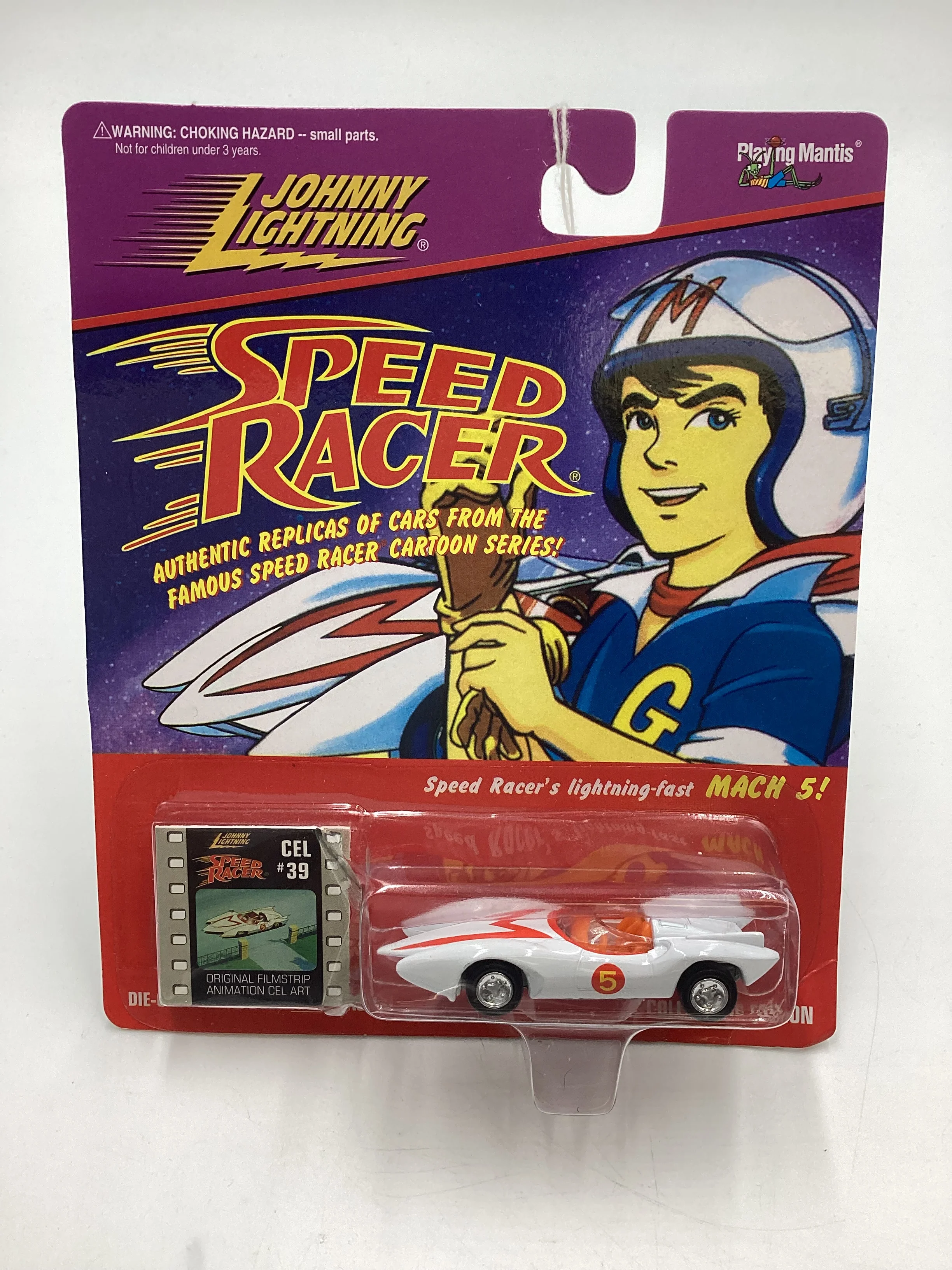 Johnny Lightning Speed Racer CEL #39 Speed Racer Mach 5 White 186B - Image 2