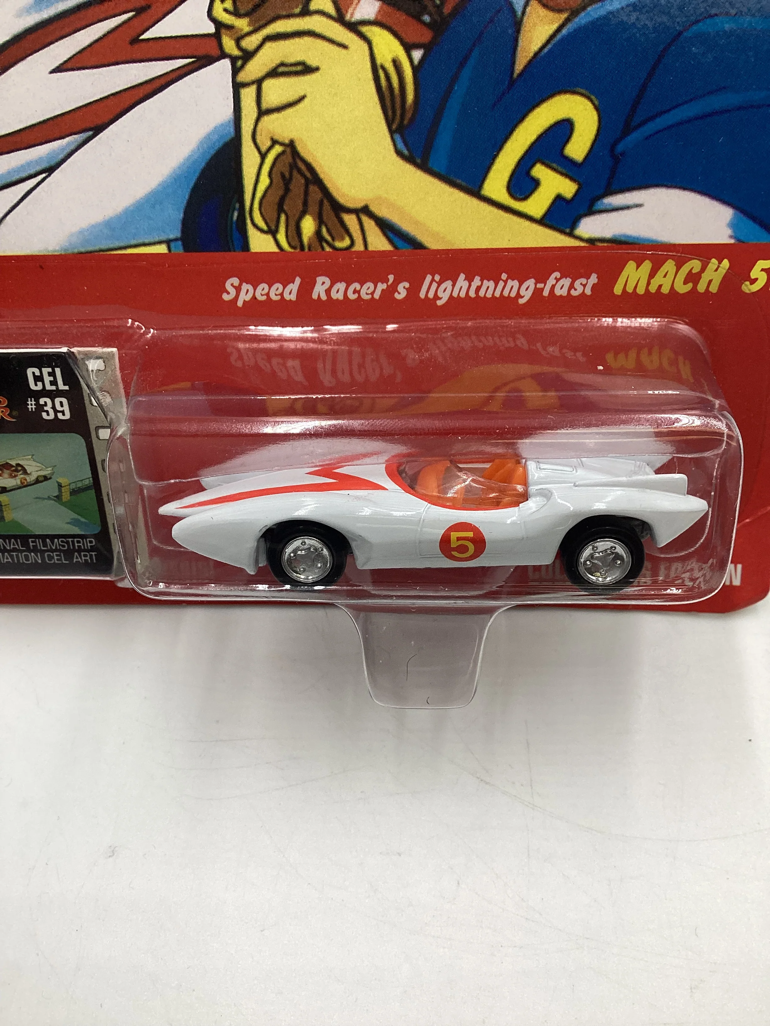 Johnny Lightning Speed Racer CEL #39 Speed Racer Mach 5 White 186B - Image 3