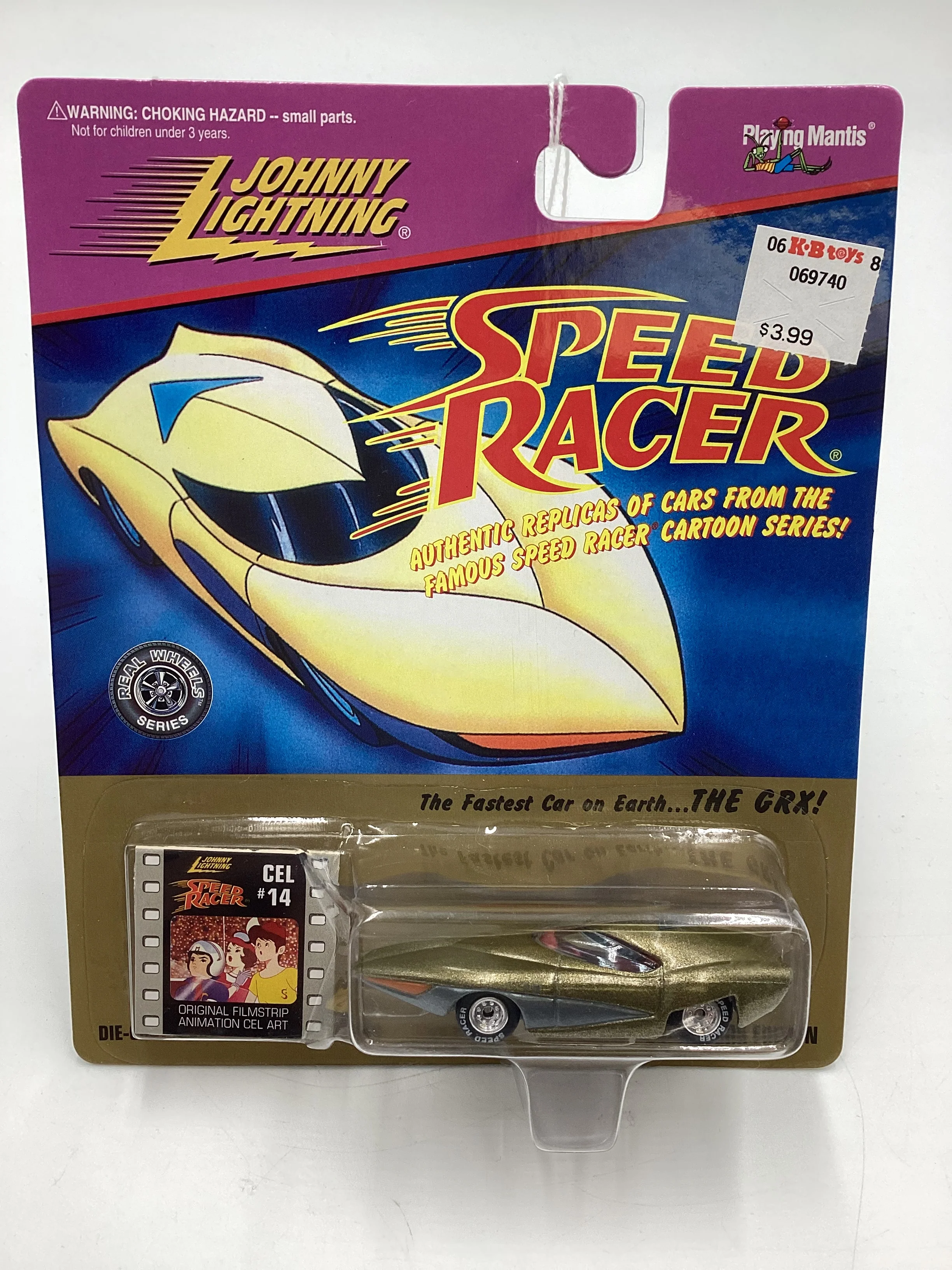 Johnny Lightning Speed Racer CEL #14 GRX The Fastest Car Gold 186A - Image 2