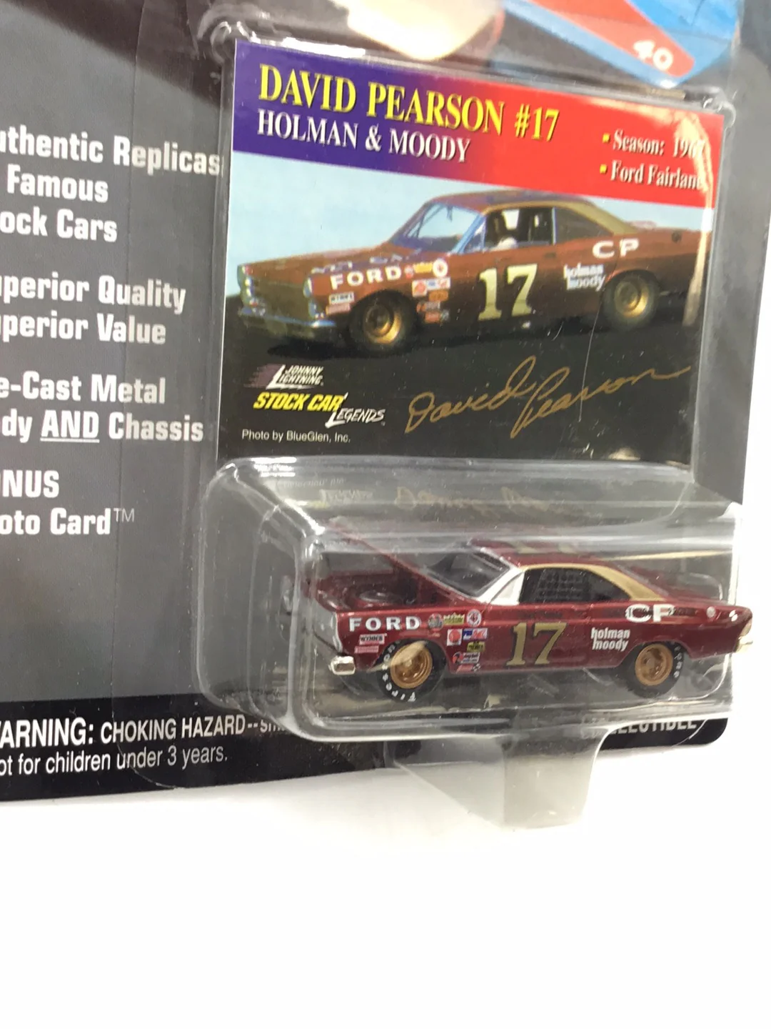 Johnny lightning Stock Car Legends #17 David Pearson Ford Fairlane - Image 3