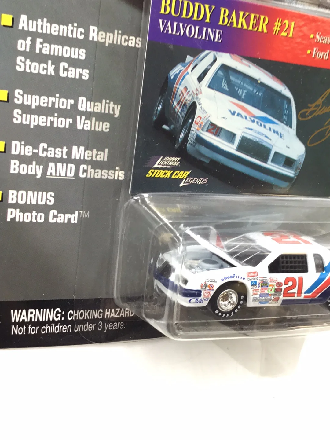 Johnny lightning Stock Car Legends #21 Buddy Baker Ford Thunderbird 210G - Image 3