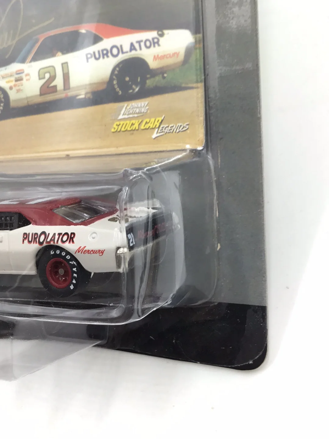 Johnny lightning Stock Car Legends #21 Donnie Allison Mercury Cyclone #2 OO1 - Image 4