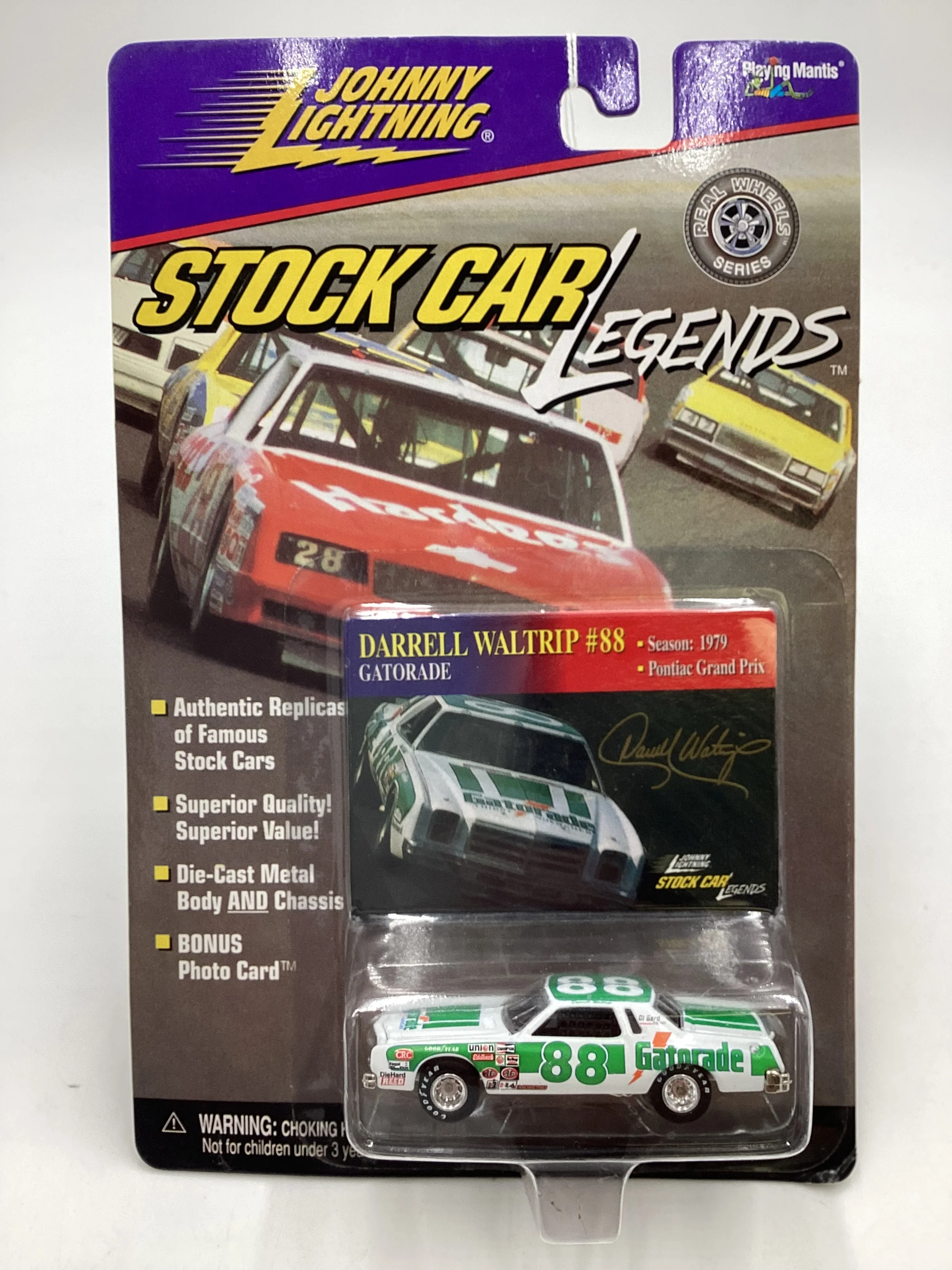 Johnny lightning Stock Car Legends #88 Pontiac Gran Prix Darrell Waltrip 186B - Image 3