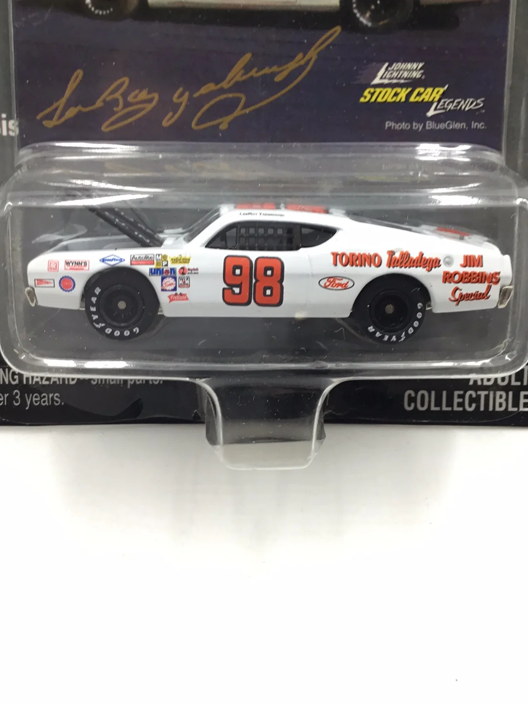 Johnny lightning Stock Car Legends #98 Leeroy Yarbrough Ford Talladega QQ1 - Image 2