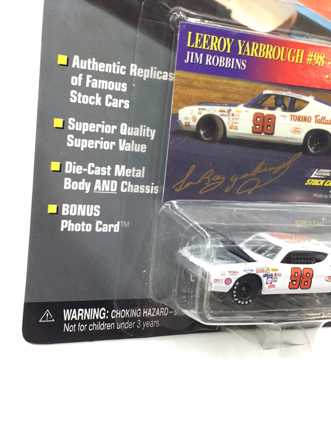 Johnny lightning Stock Car Legends #98 Leeroy Yarbrough Ford Talladega QQ1 - Image 3
