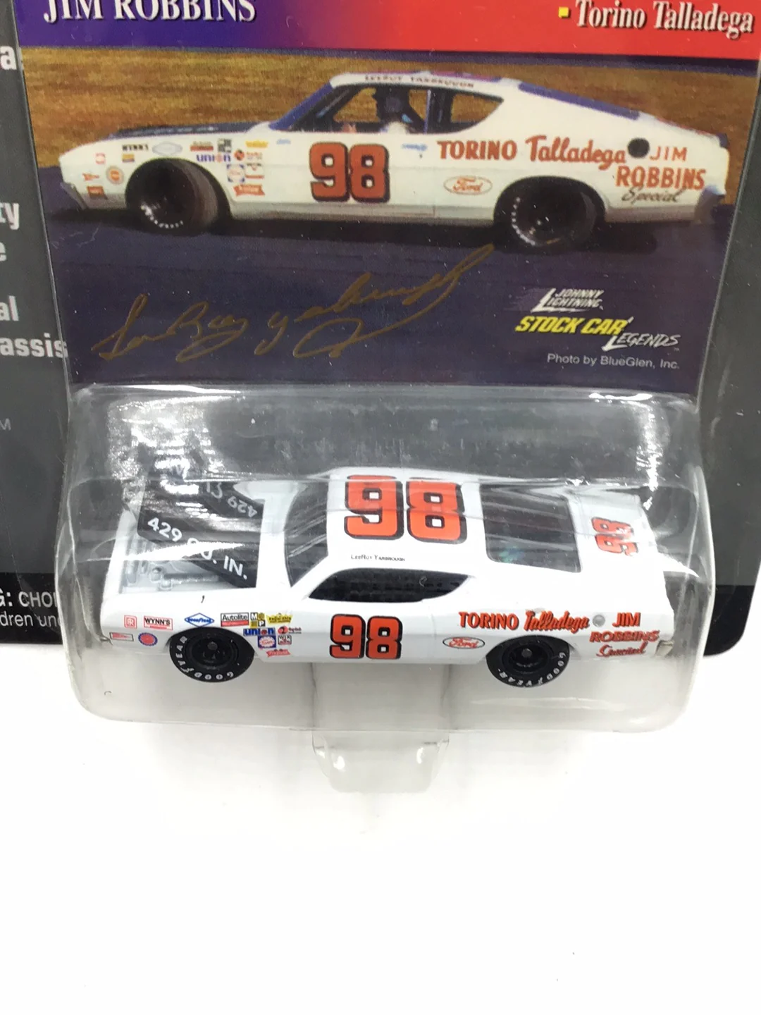 Johnny lightning Stock Car Legends #98 Leeroy Yarbrough Ford Talladega QQ1 - Image 5