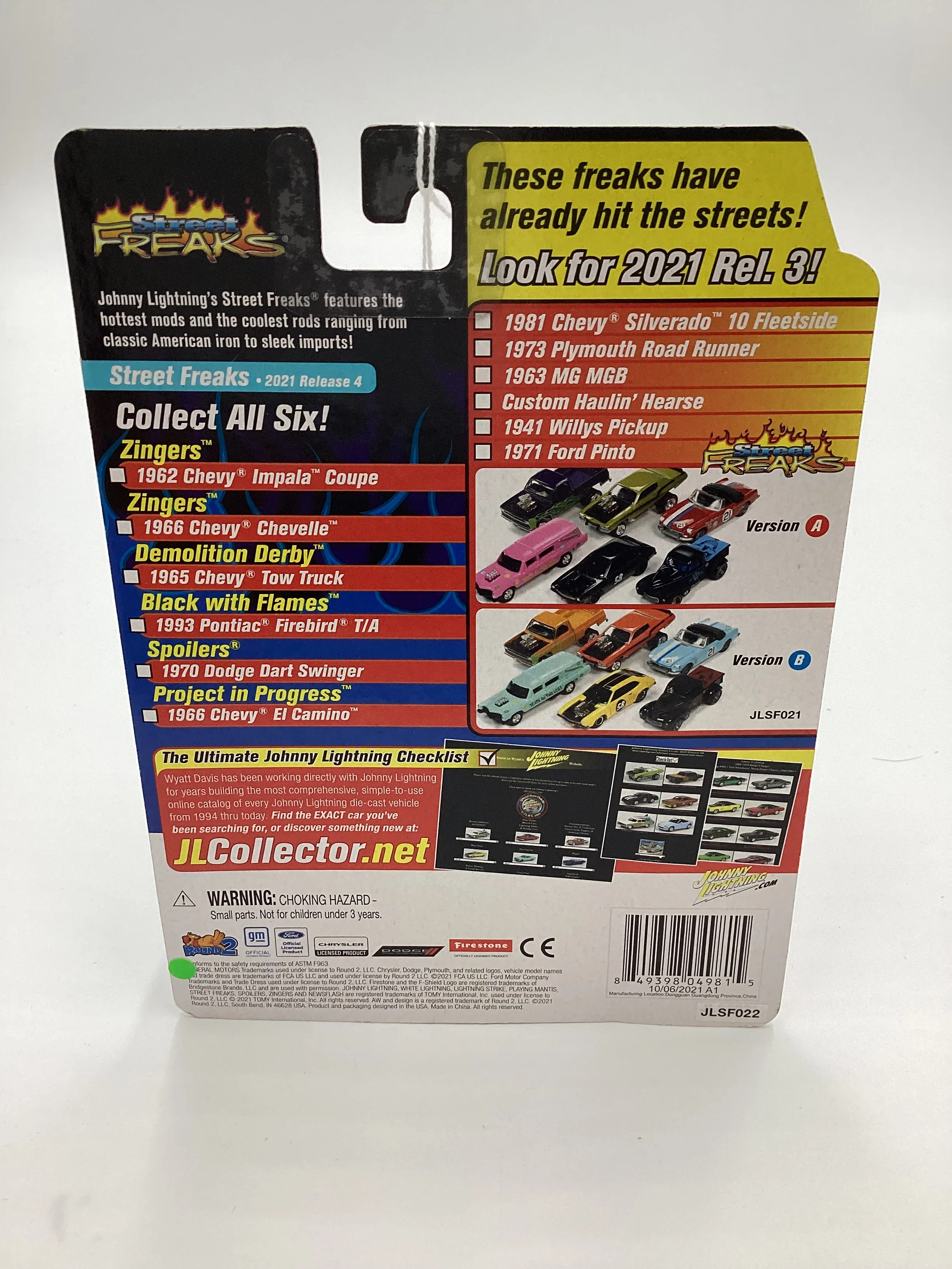 Johnny Lightning Street Freaks Spoilers 21 1970 Dodge Dart Swinger 227D - Image 7