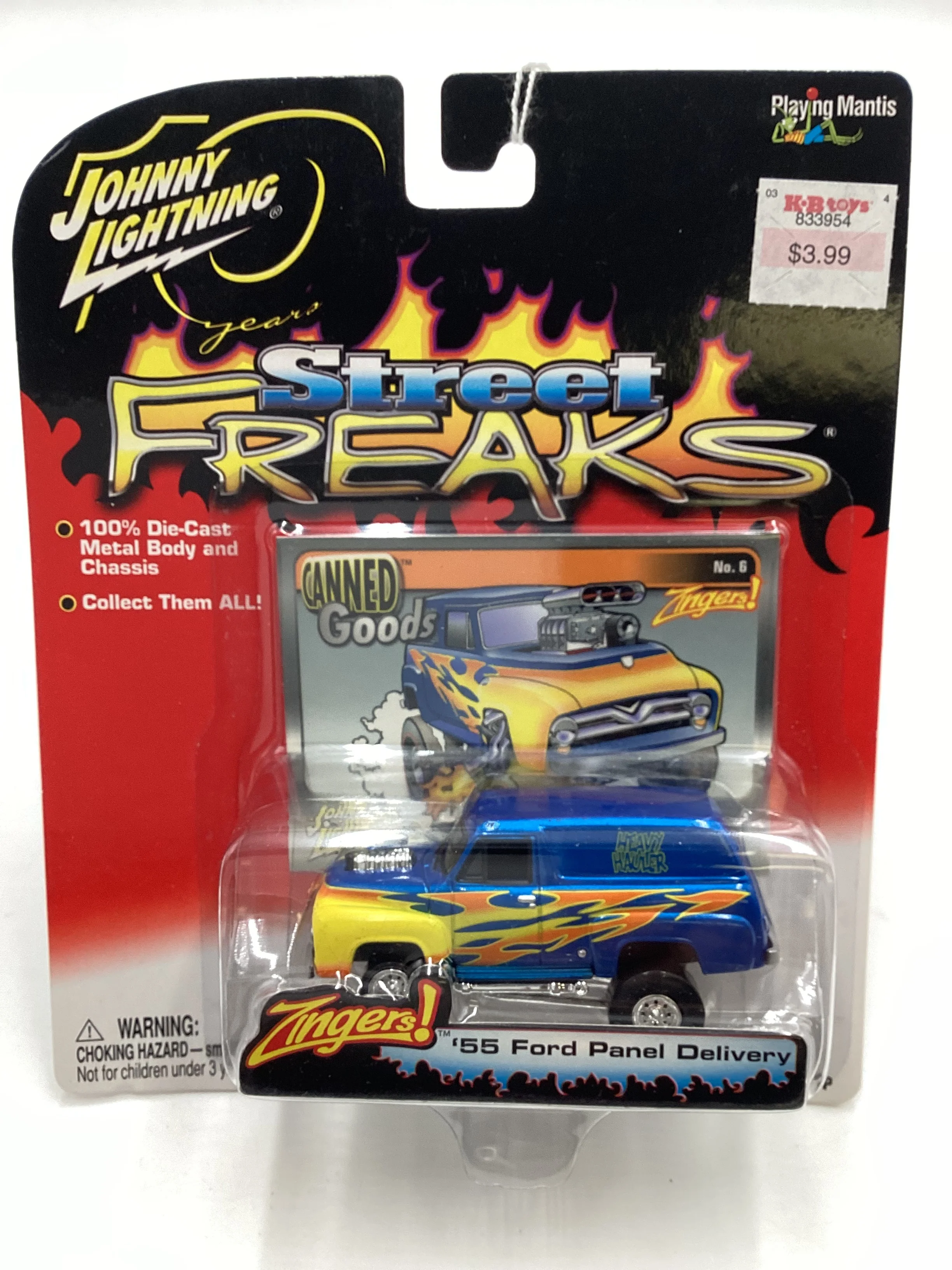 Johnny lightning Street freaks zingers #6 55 Ford Panel Delivery Canned Goods 190D - Image 2