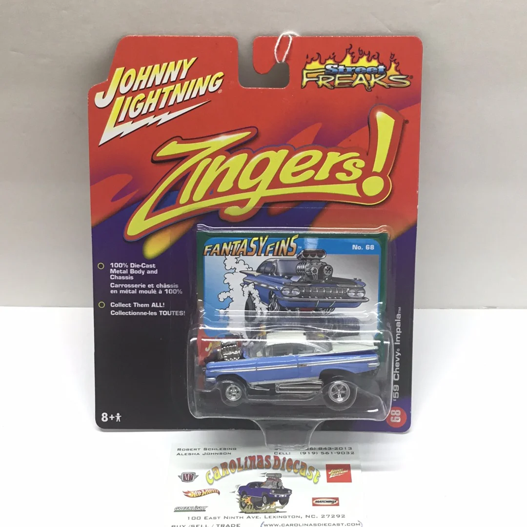Johnny lightning street freaks zingers 59 Chevy Impala VHTF